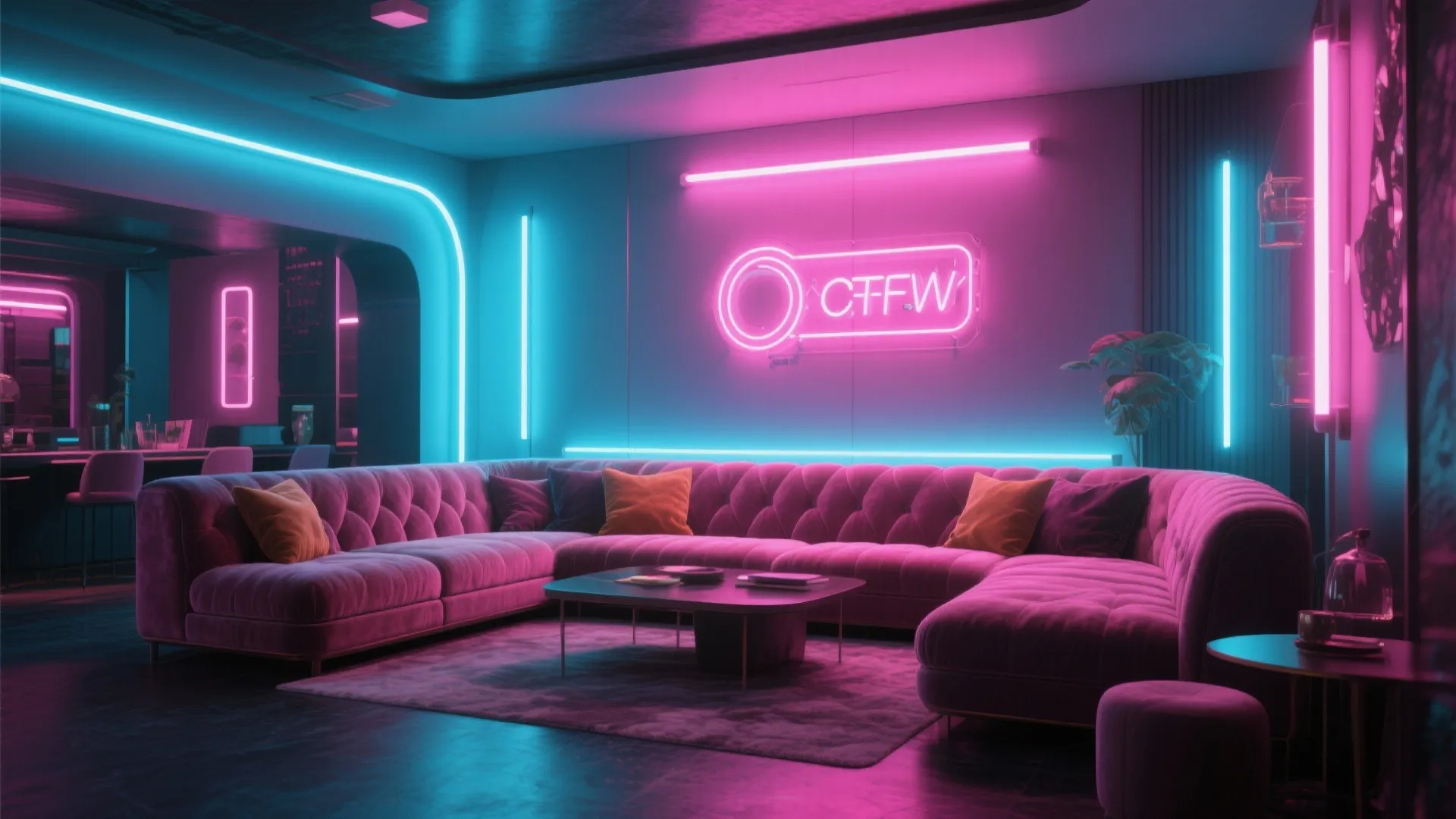 1. Neon Lighting Everywhere