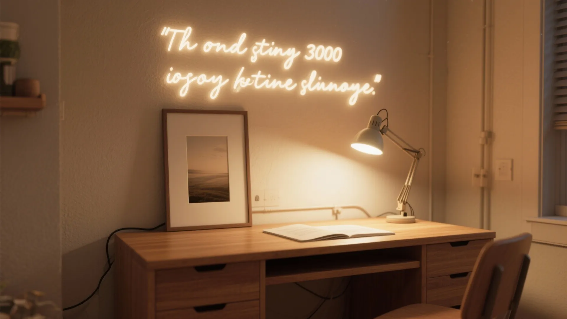 Lighting the Words: Subtle Neon, Backlit Frames, and Task Glow