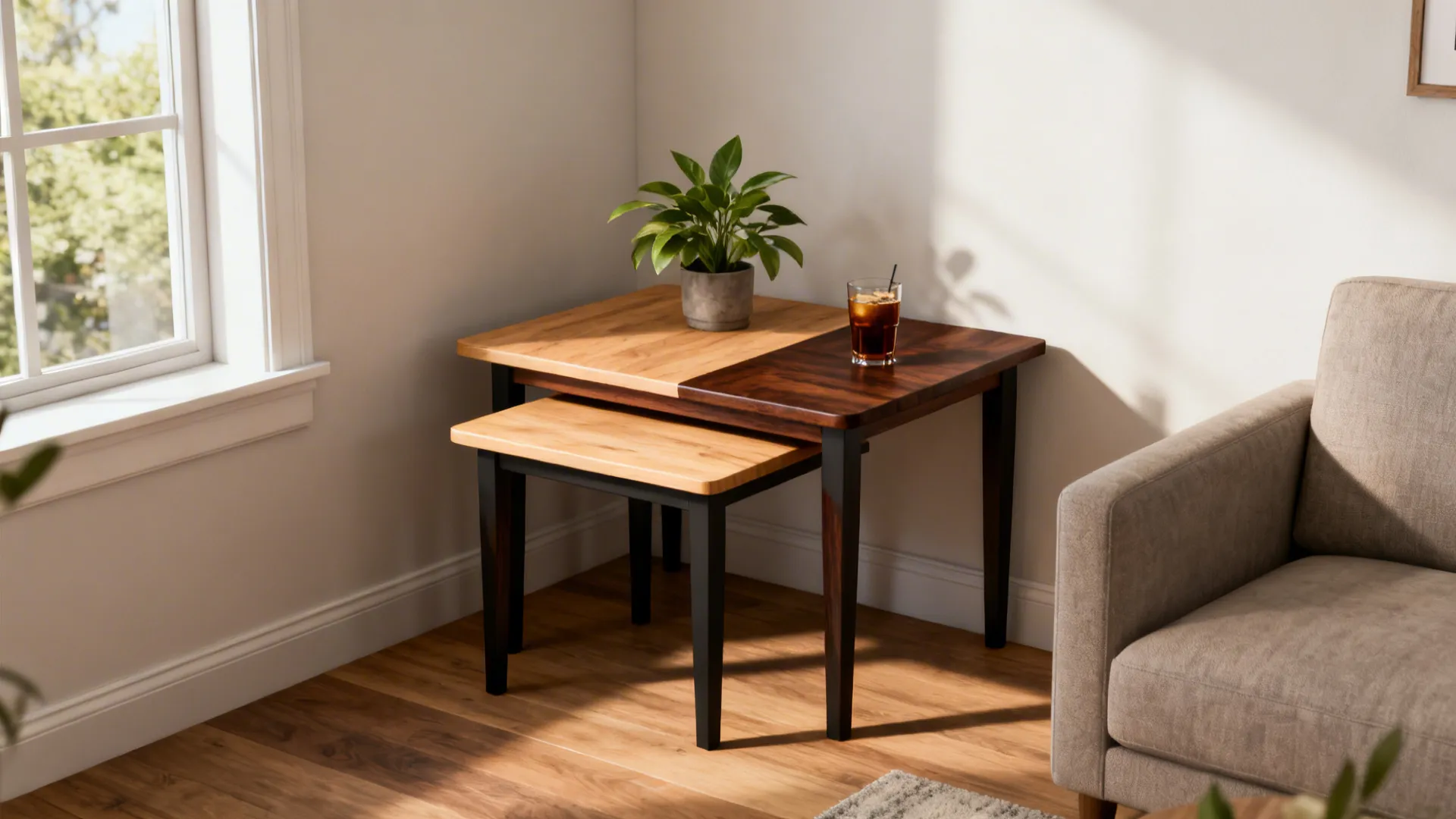 3. Nested corner tables