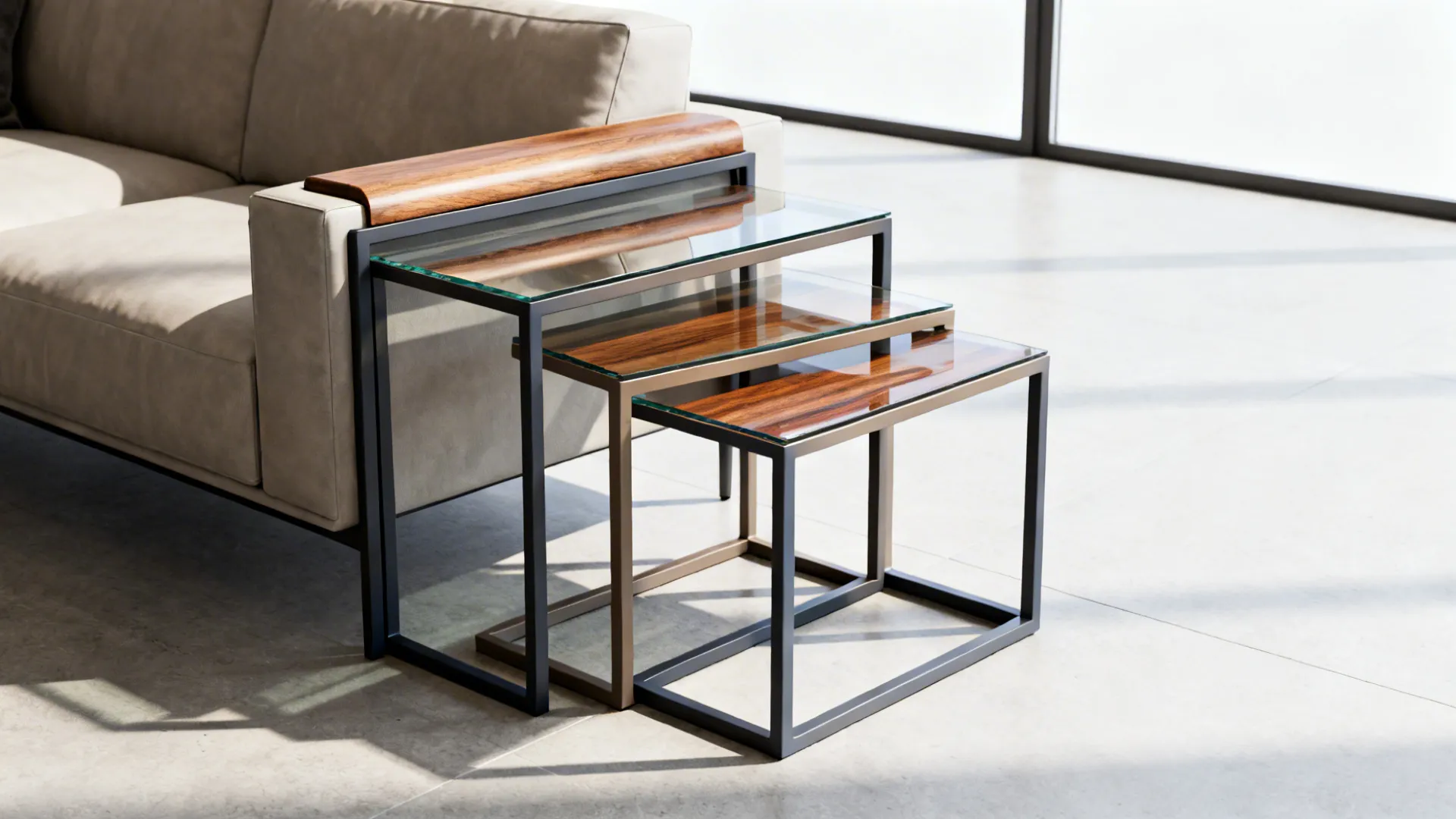 4. Nested side tables