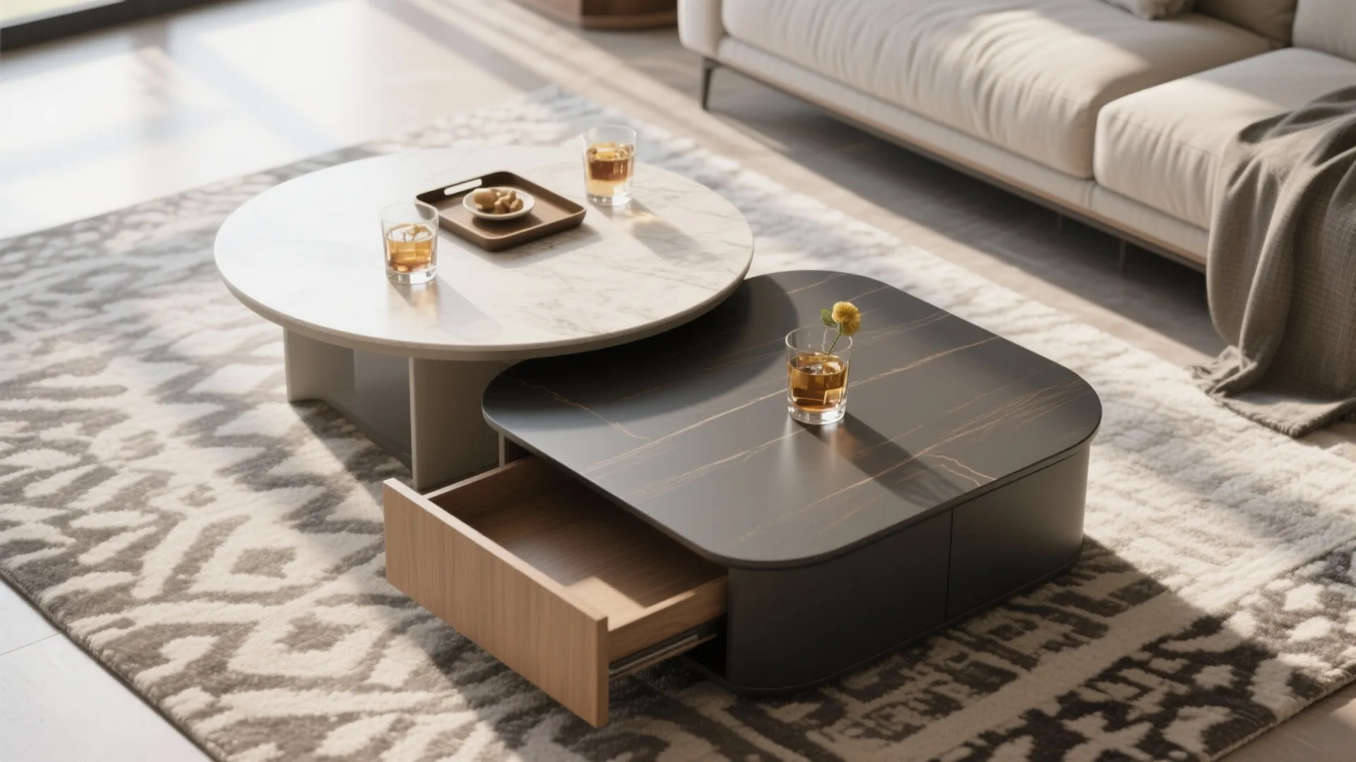 2. Nested tables: flexible surface on demand