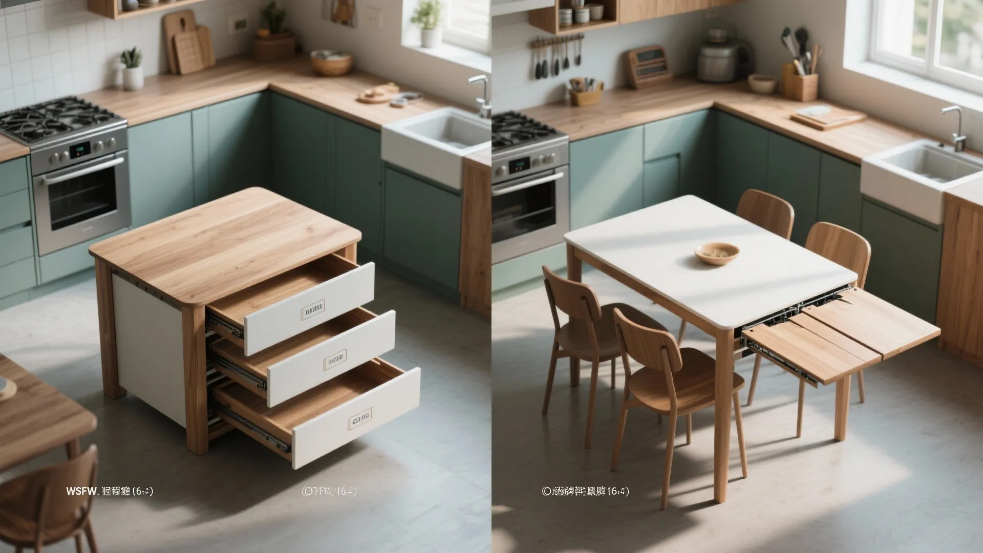 4) Nesting and extendable tables