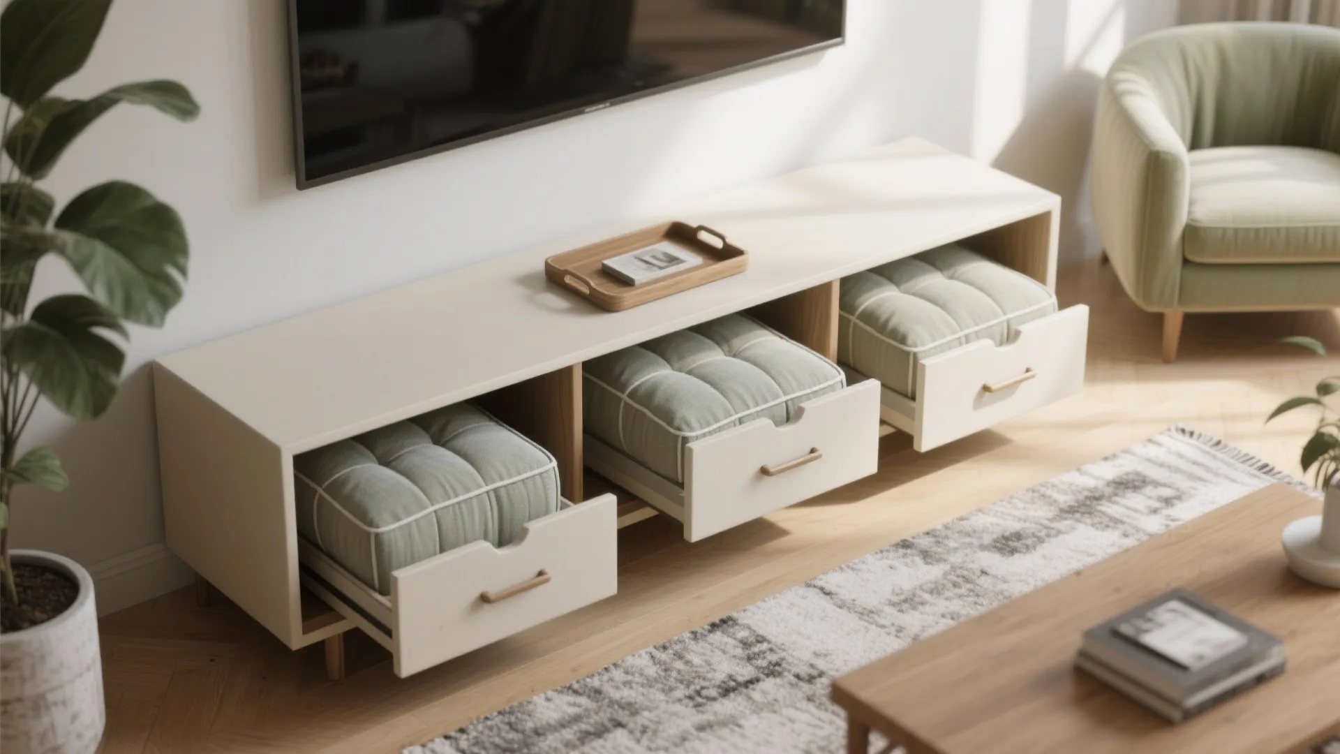 Nesting Ottomans and Cube Poufs