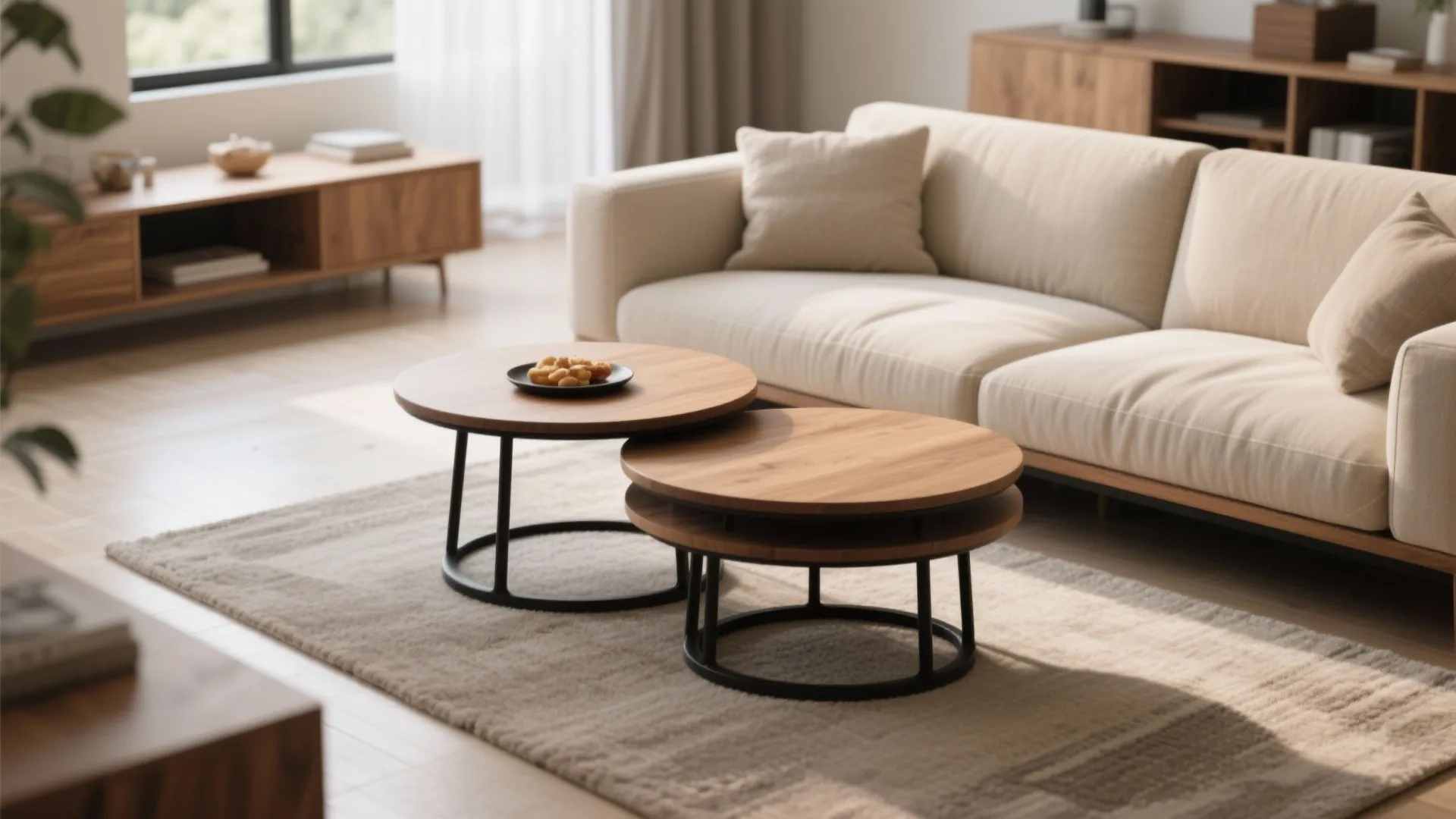 Nesting Round Tables for Flexible Living