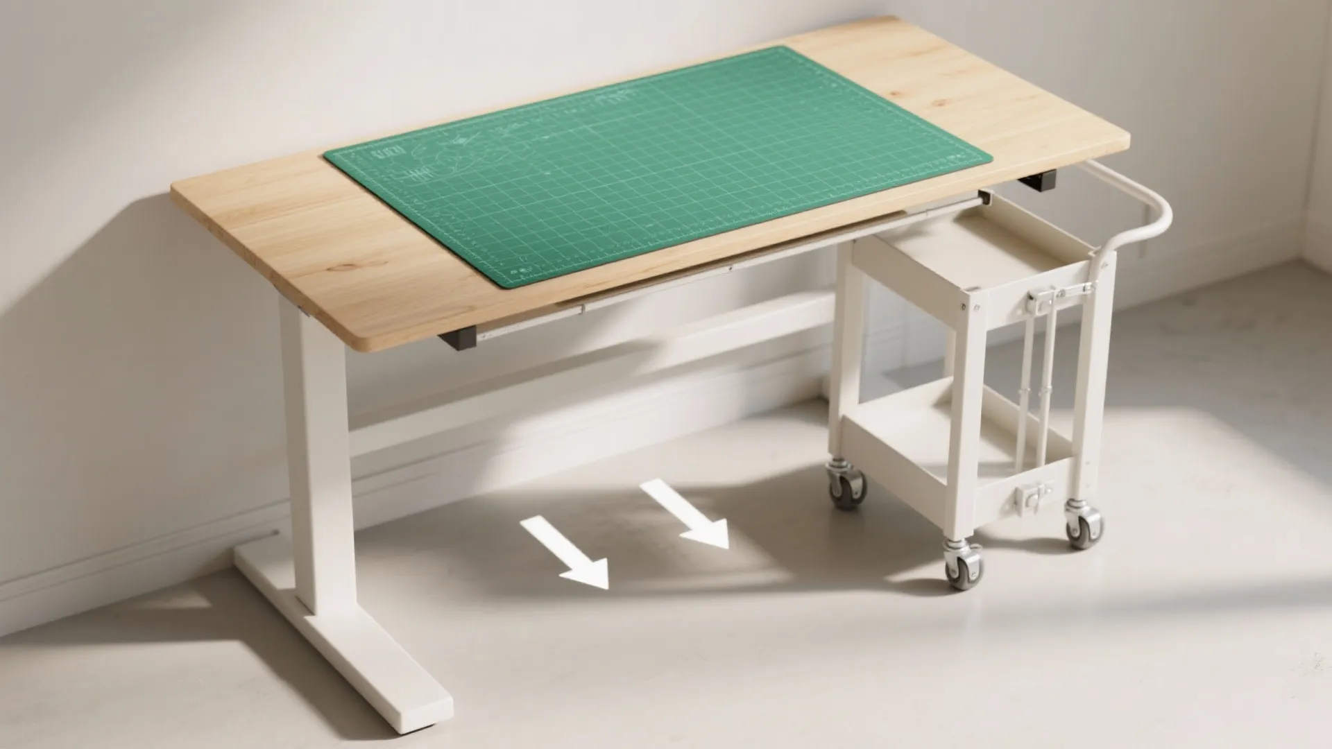 2) Fold-Down Workstations and Nesting Surfaces