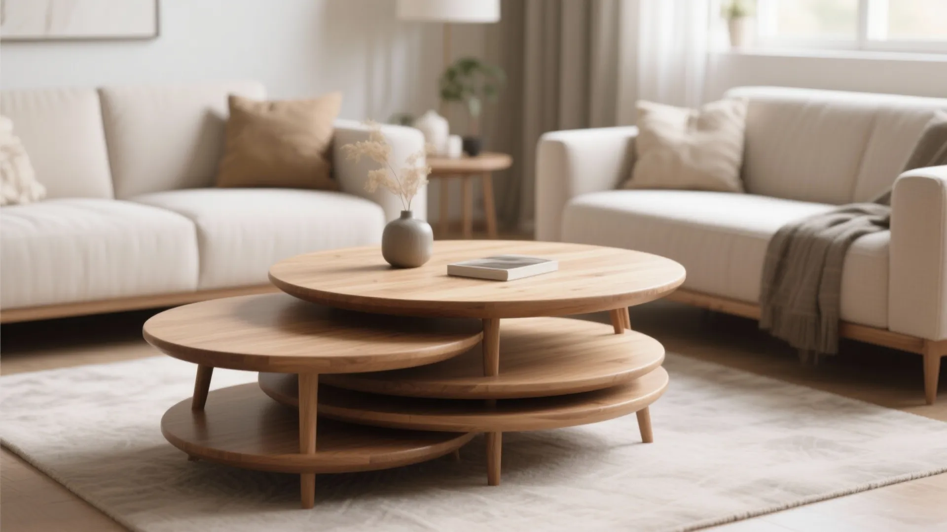 8. Nesting Tables Instead of One Coffee Table