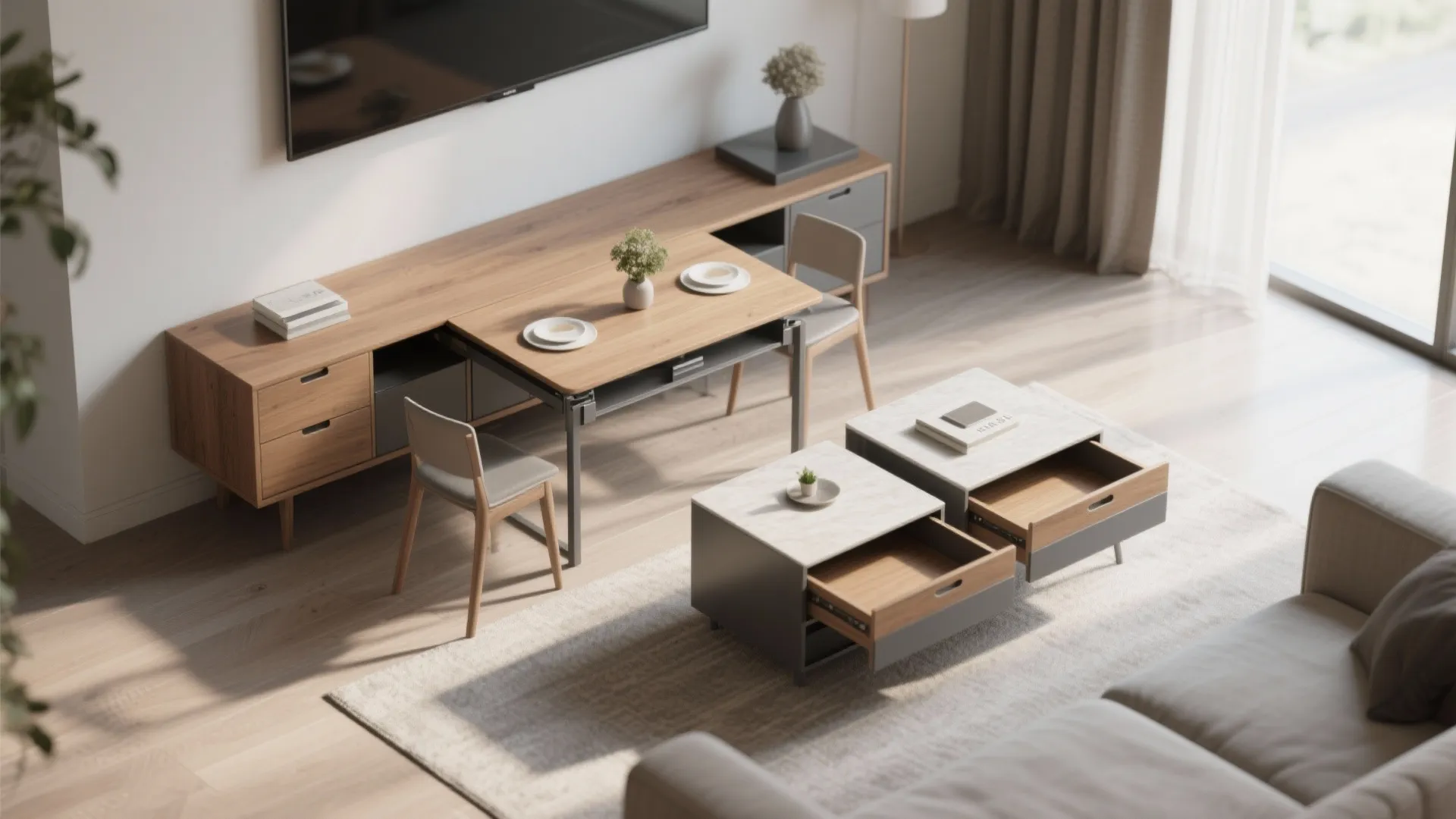 3. Use nesting and convertible tables