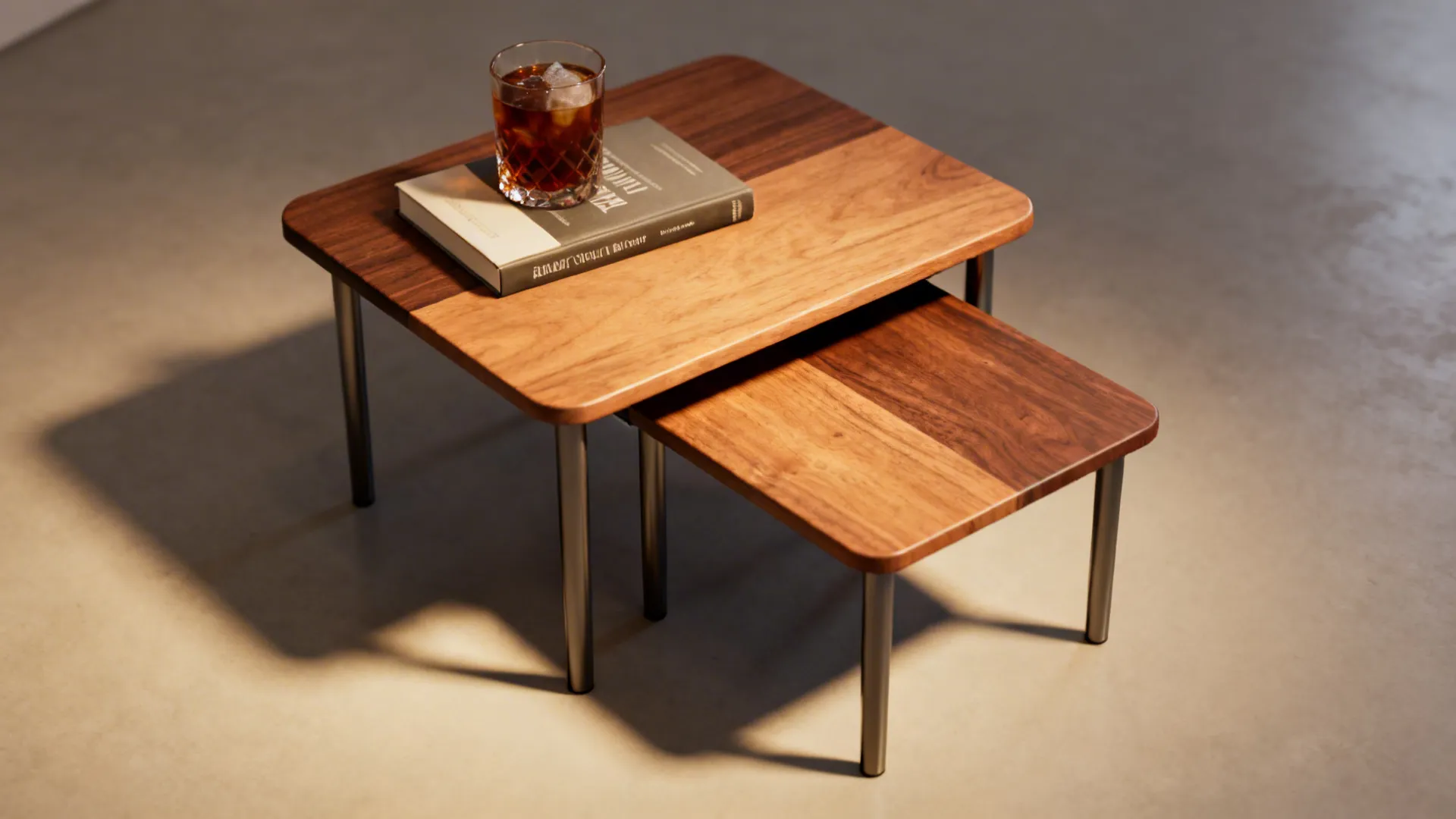 3. Nesting and stackable side tables