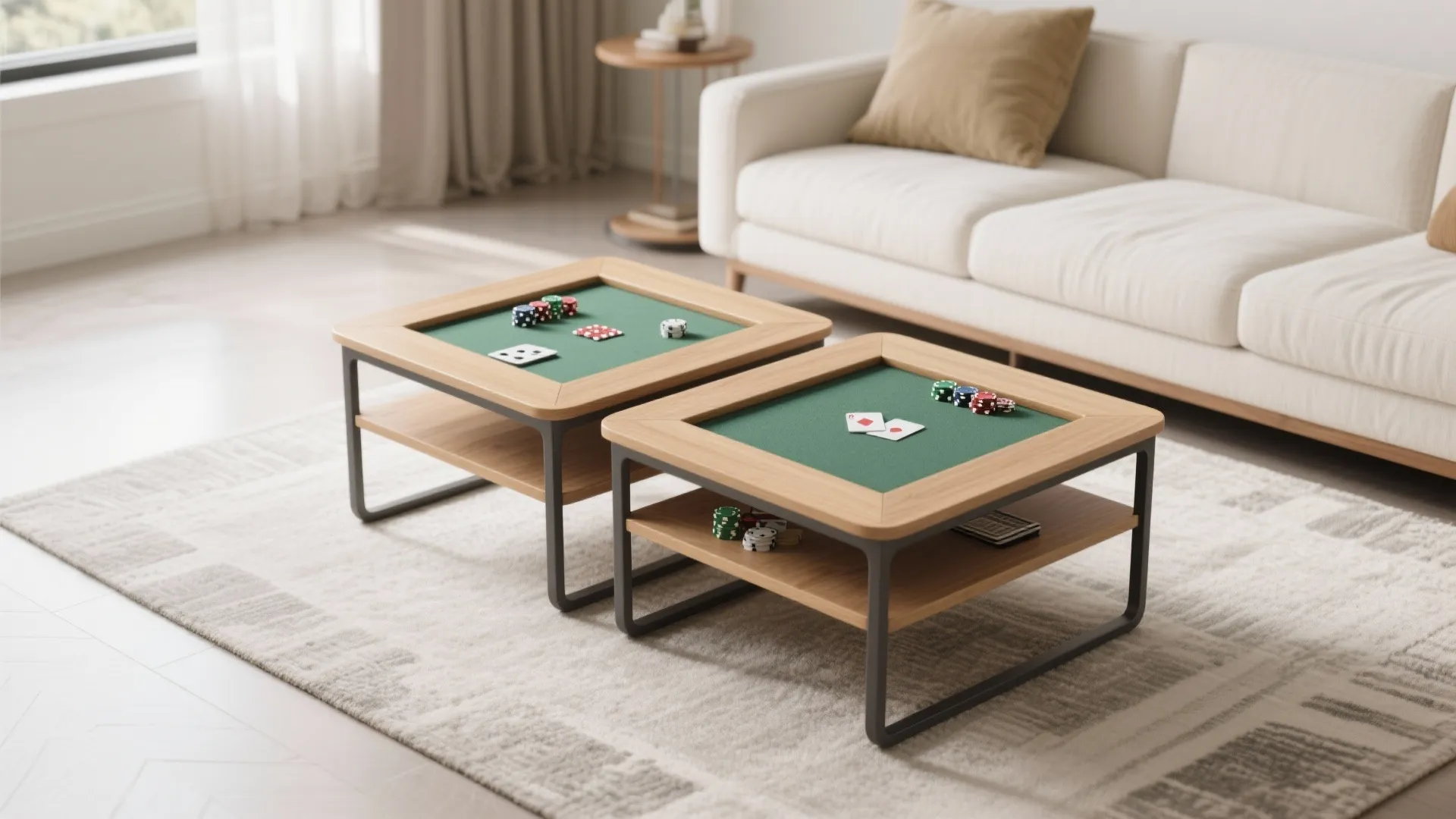 Nesting Tables as a Modular Game Surface