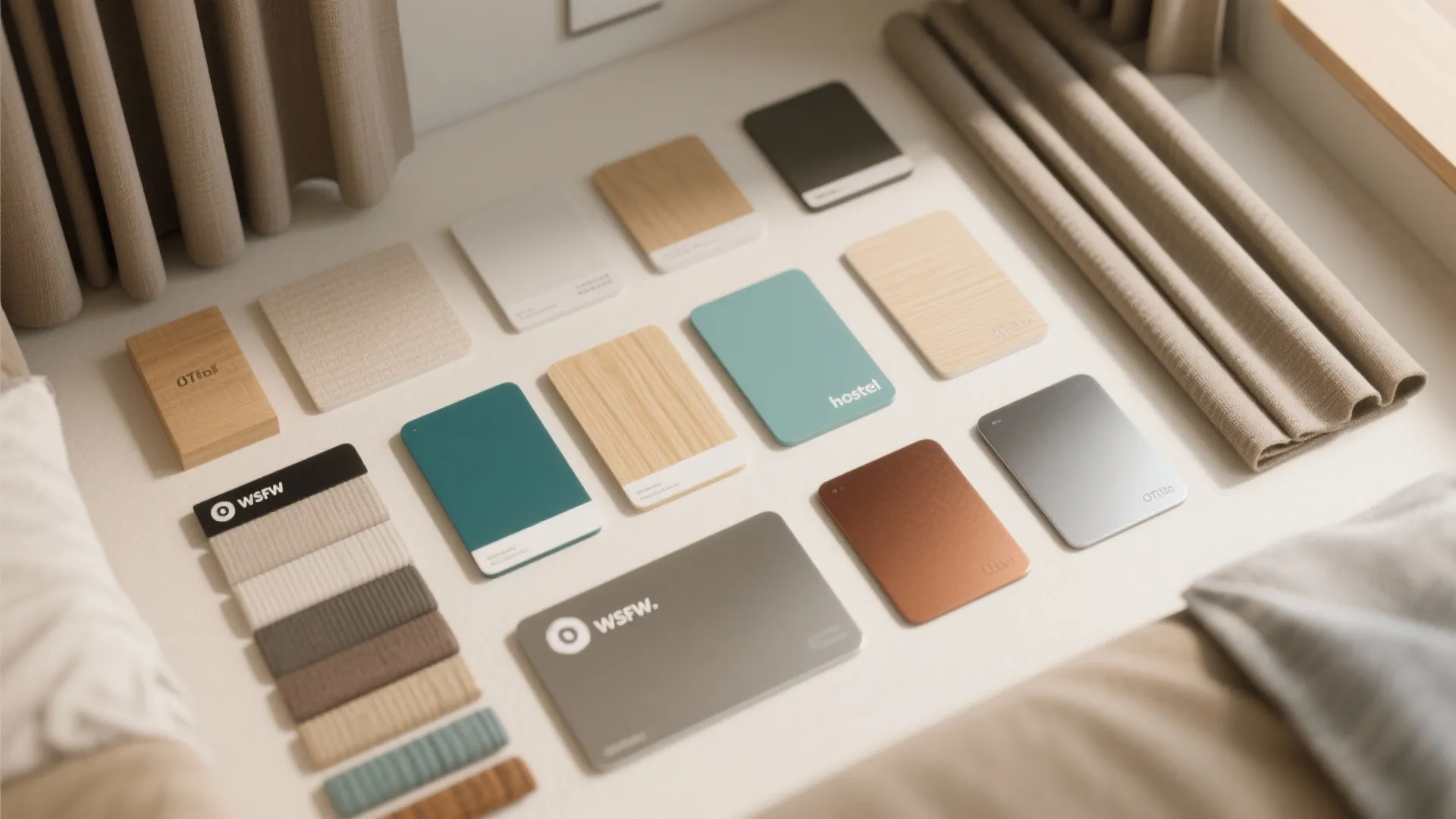 Calm Neutrals with Energizing Accent Blocks