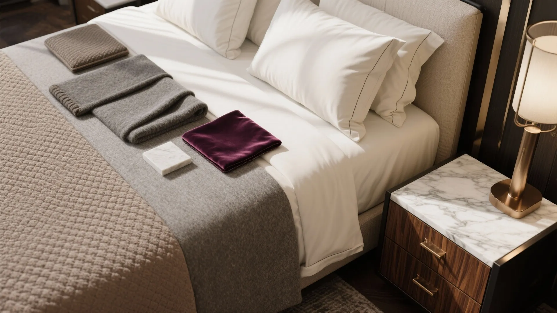 Textural Neutrals with One Luxe Accent