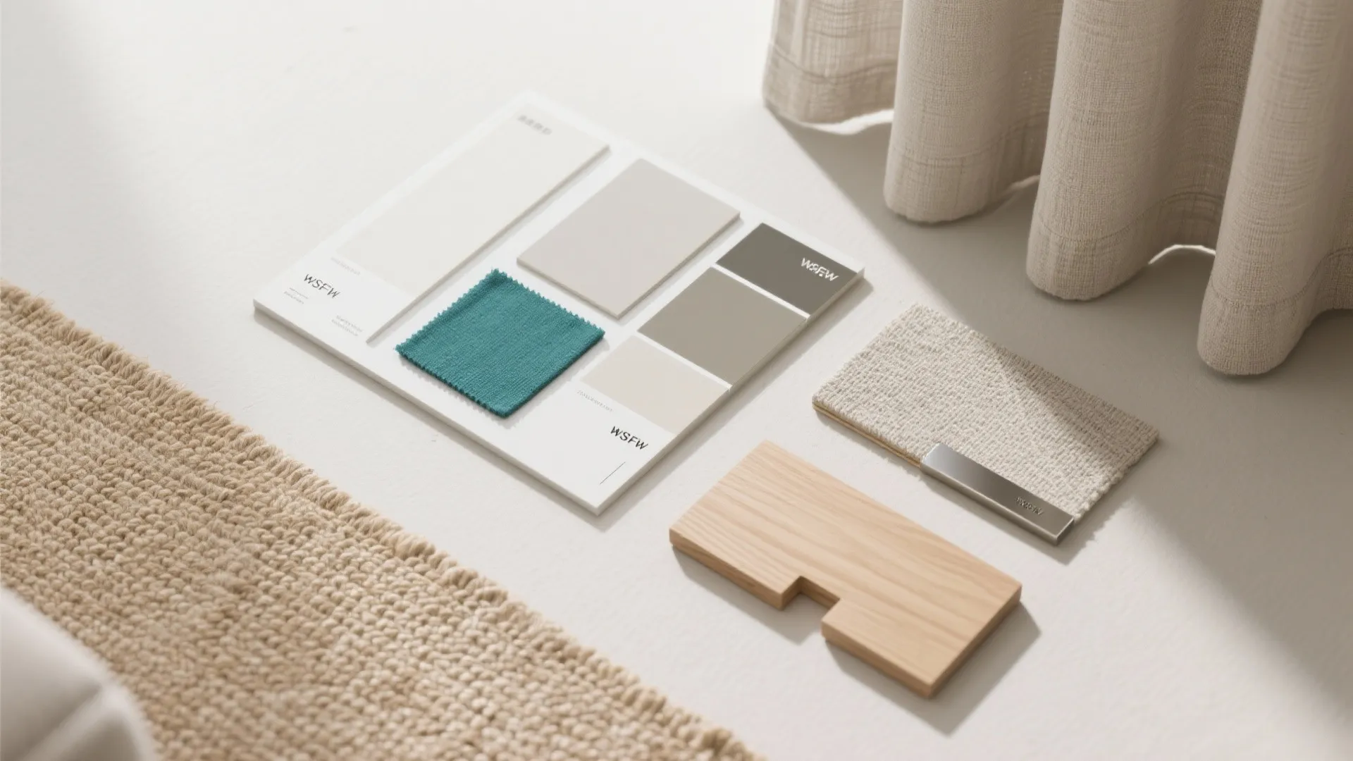 Soft Neutrals With One Accent Color