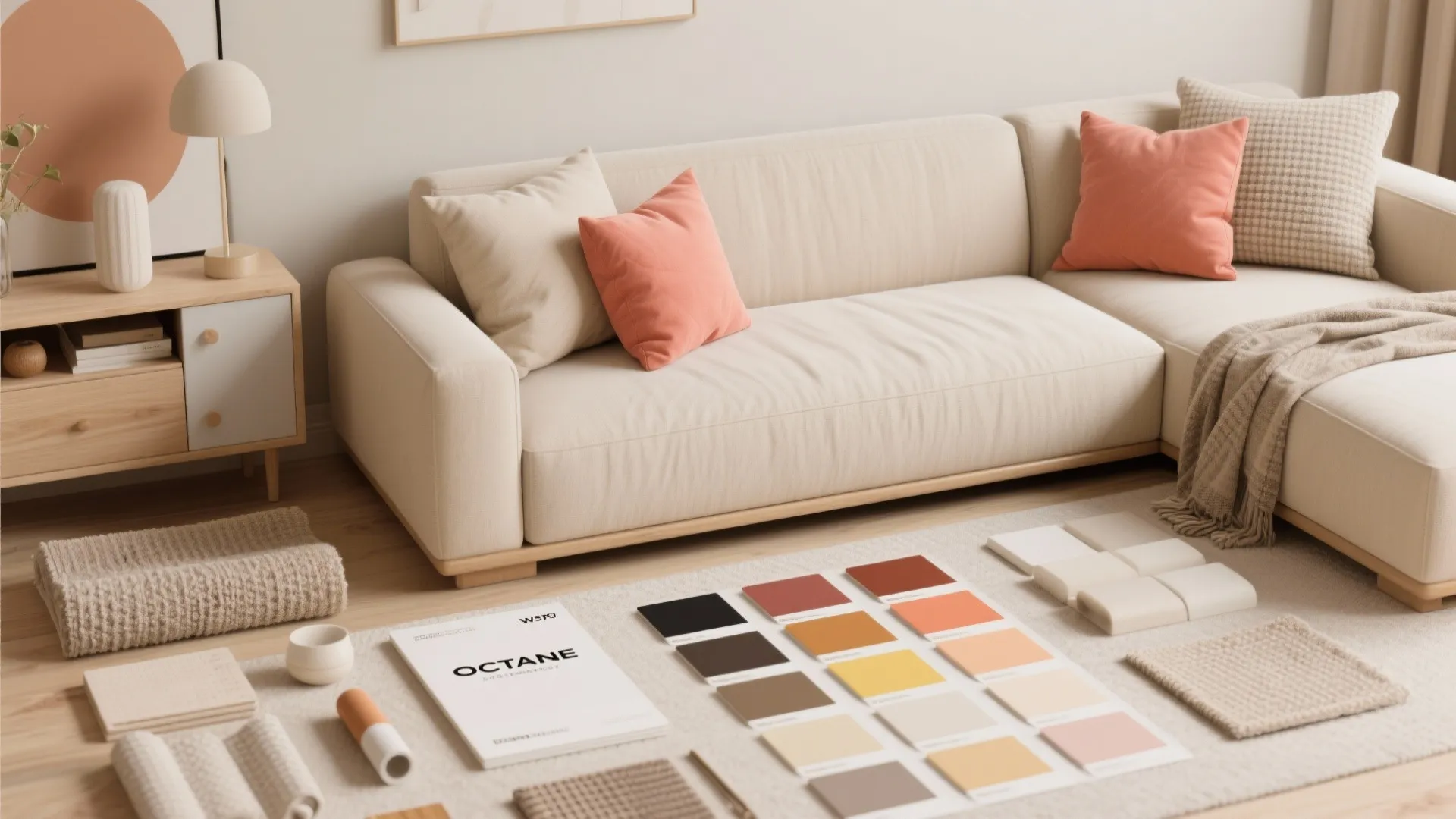 6. Neutral Palettes with Accent Colors