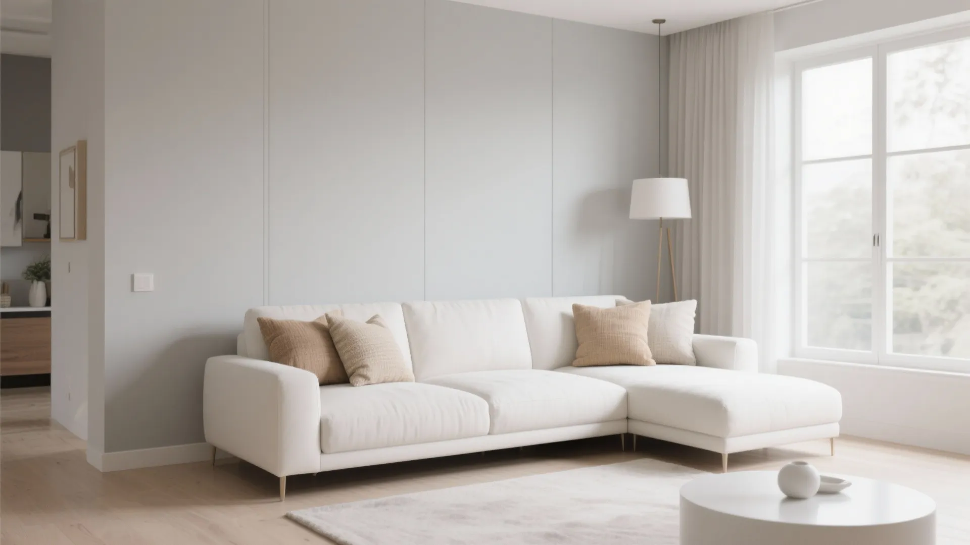 3. Accent Walls in Soft Neutrals