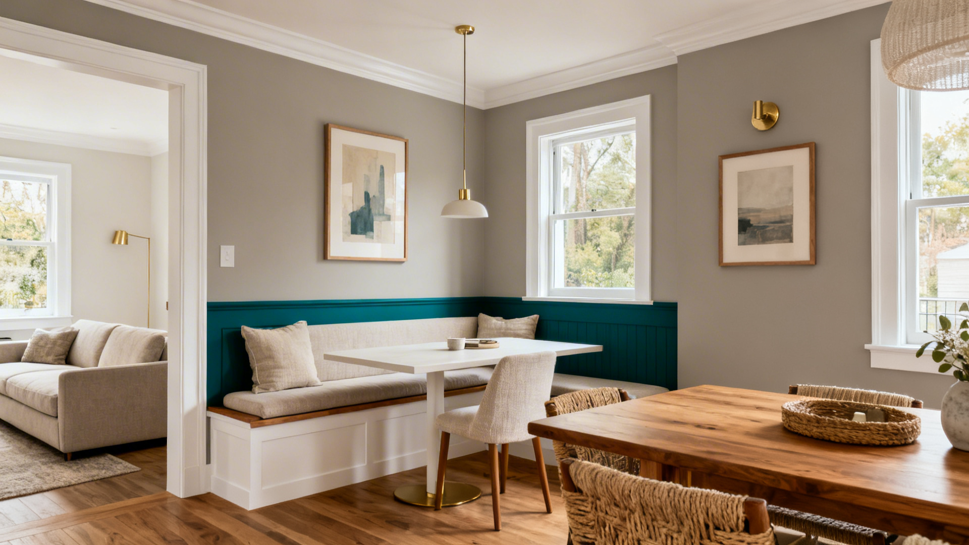 Living Room Dining Room Combo Paint Ideas for Dark Small Spaces