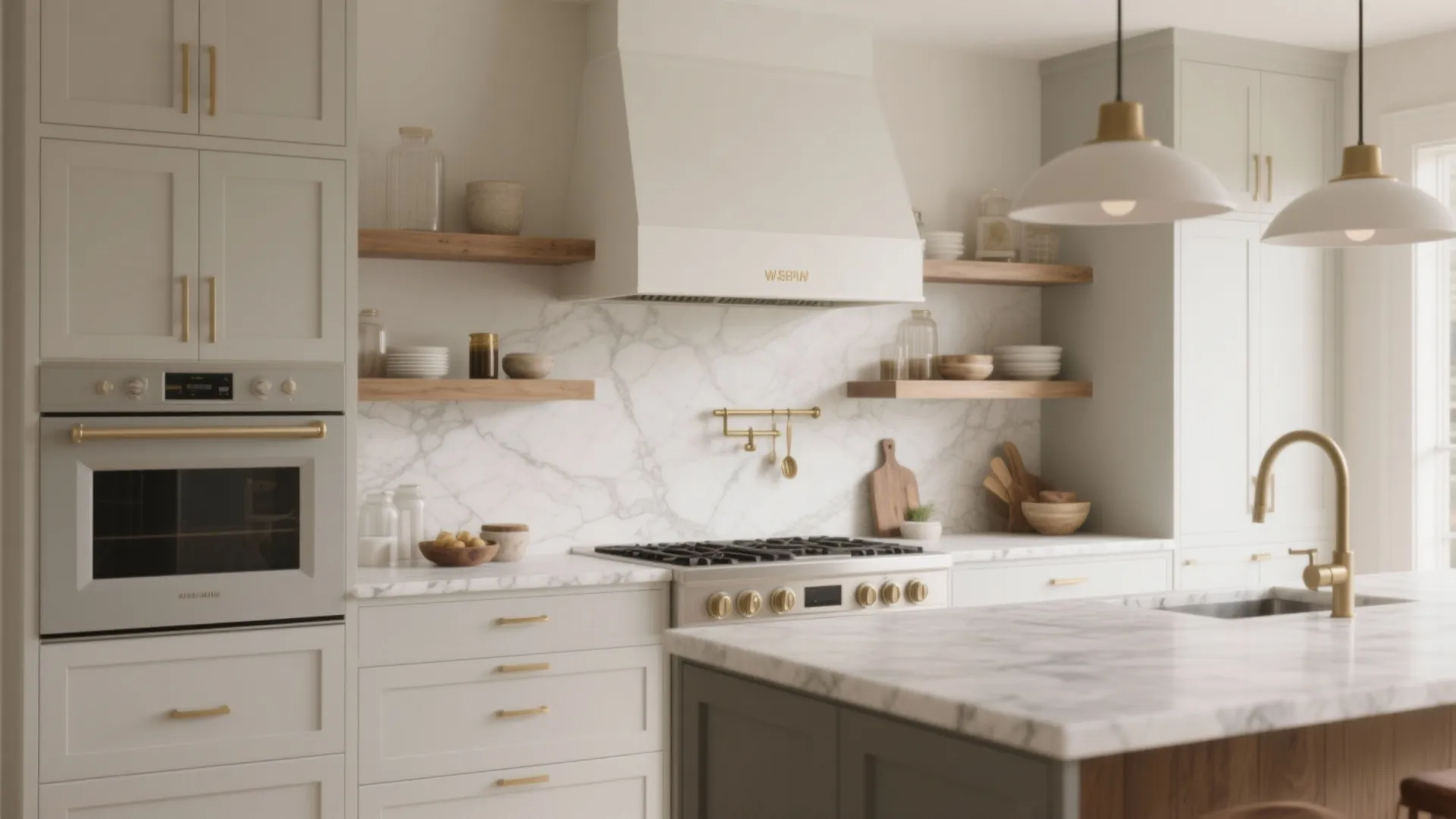 1. Timeless neutral palette with warm accents