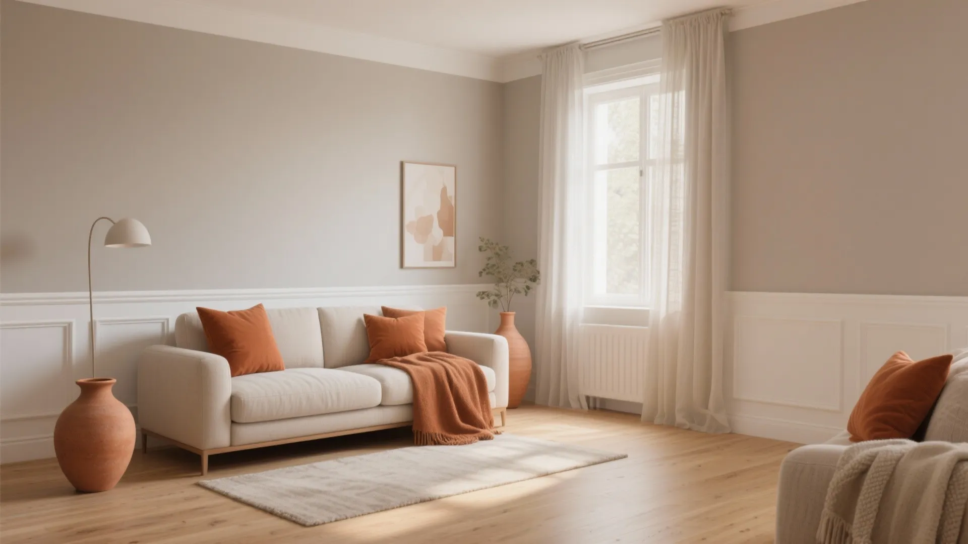 Soft Neutrals with Warm Accents