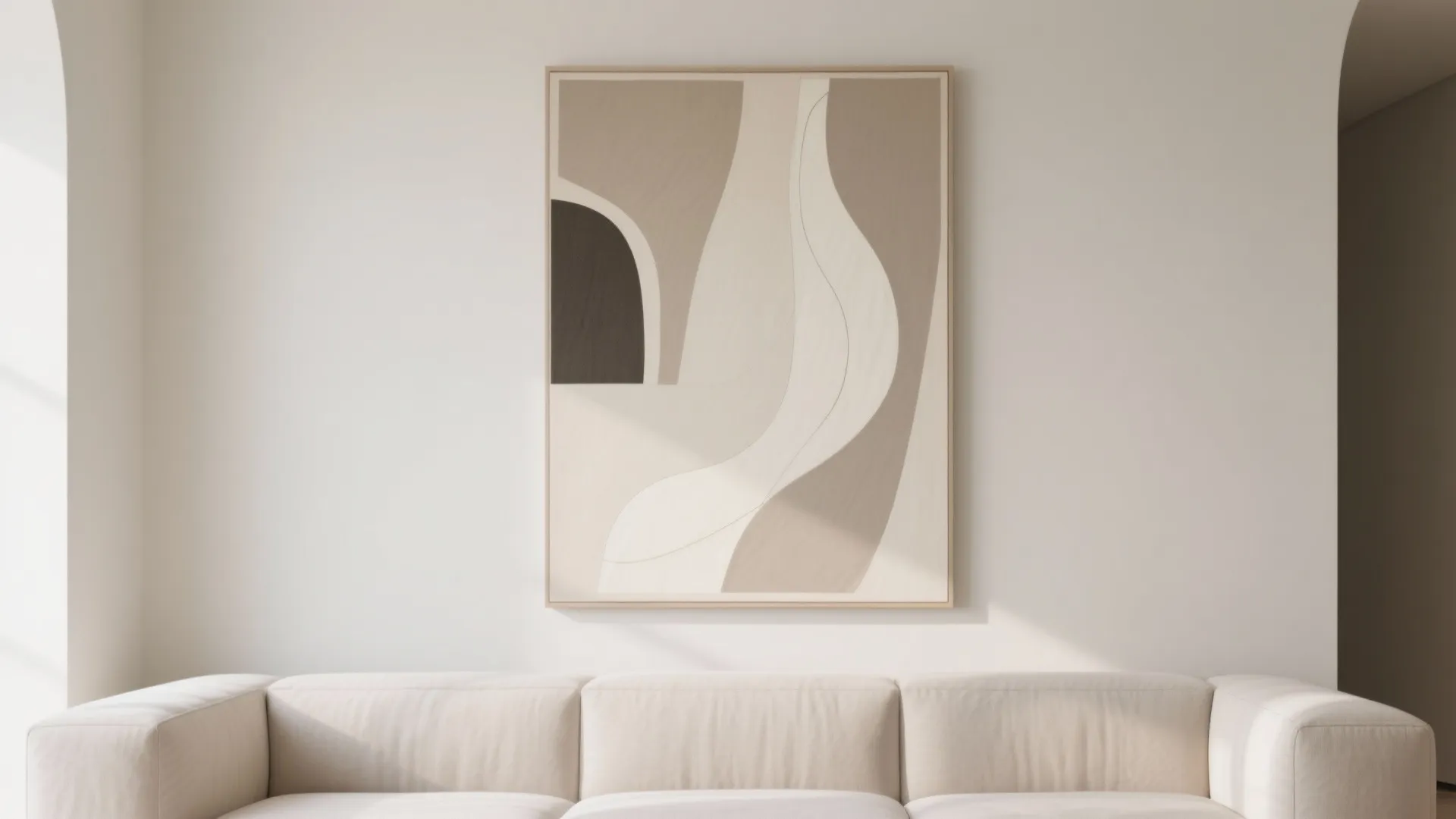 5. Minimalist Art with Neutral Palettes