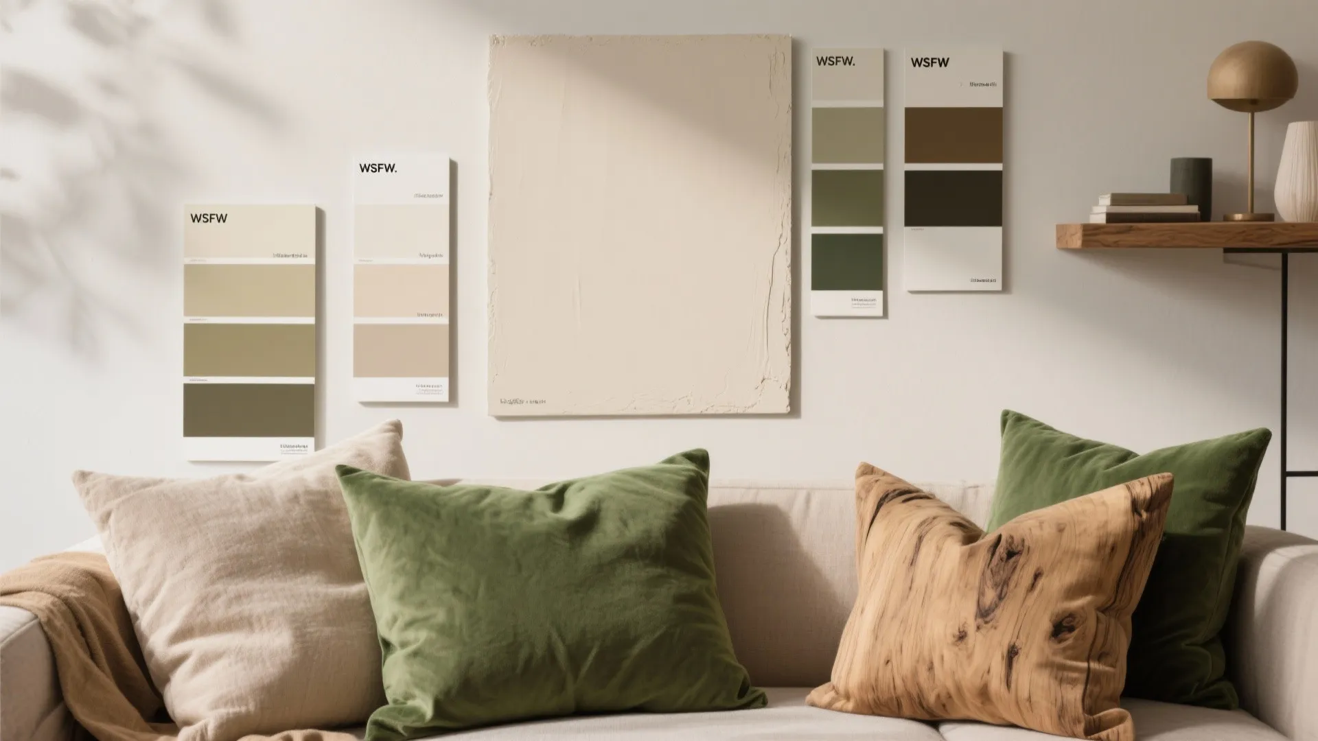 3. Light, Neutral Base with Color Pops