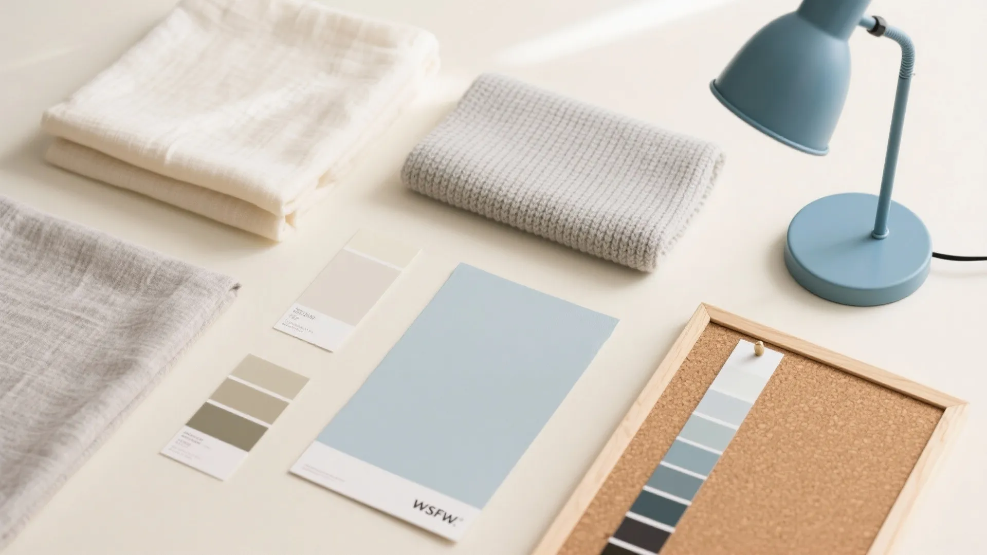 1) Soft Neutrals with Blue Accents for Study Focus