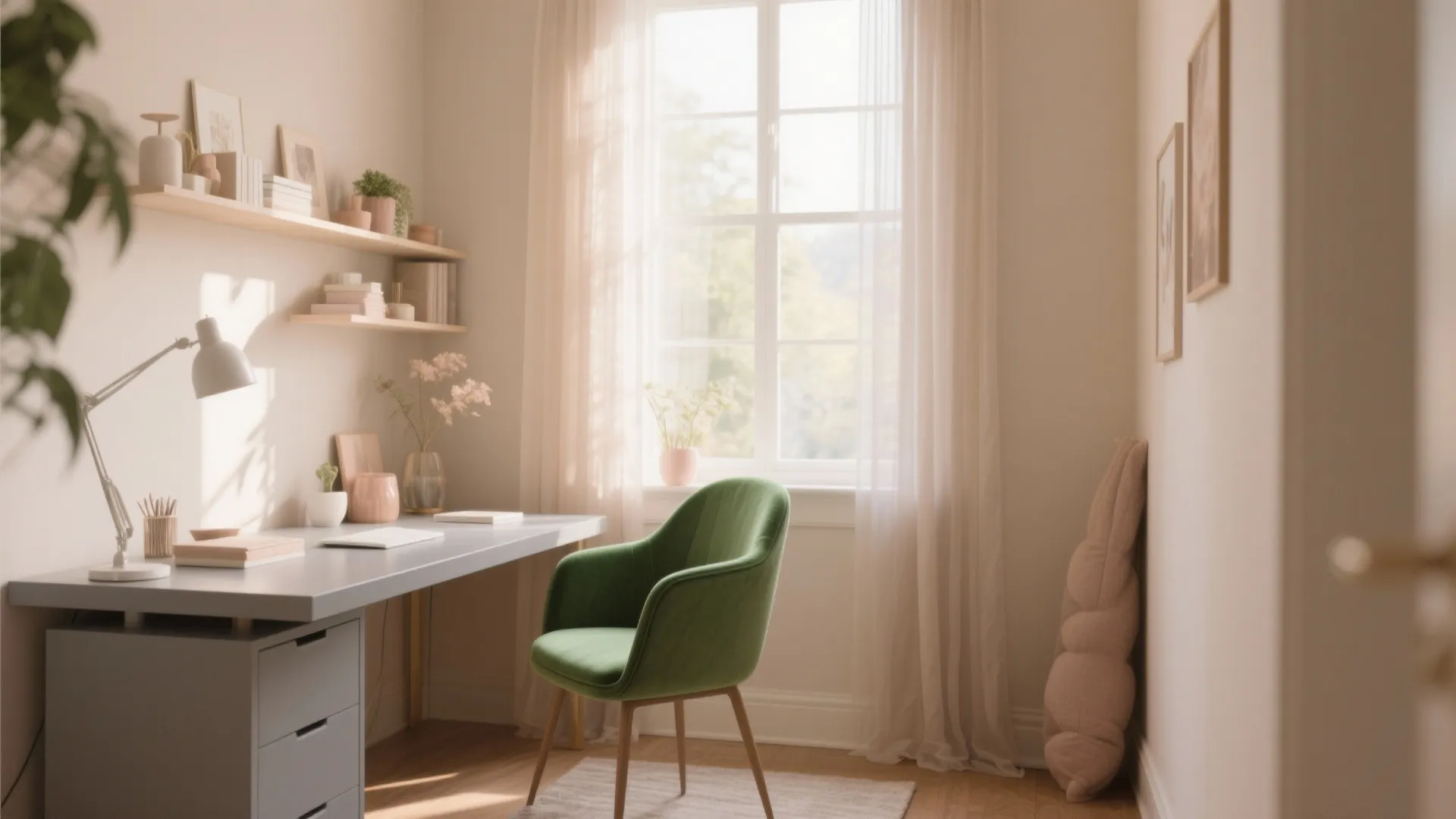 1. Soft Neutrals with Bold Accents