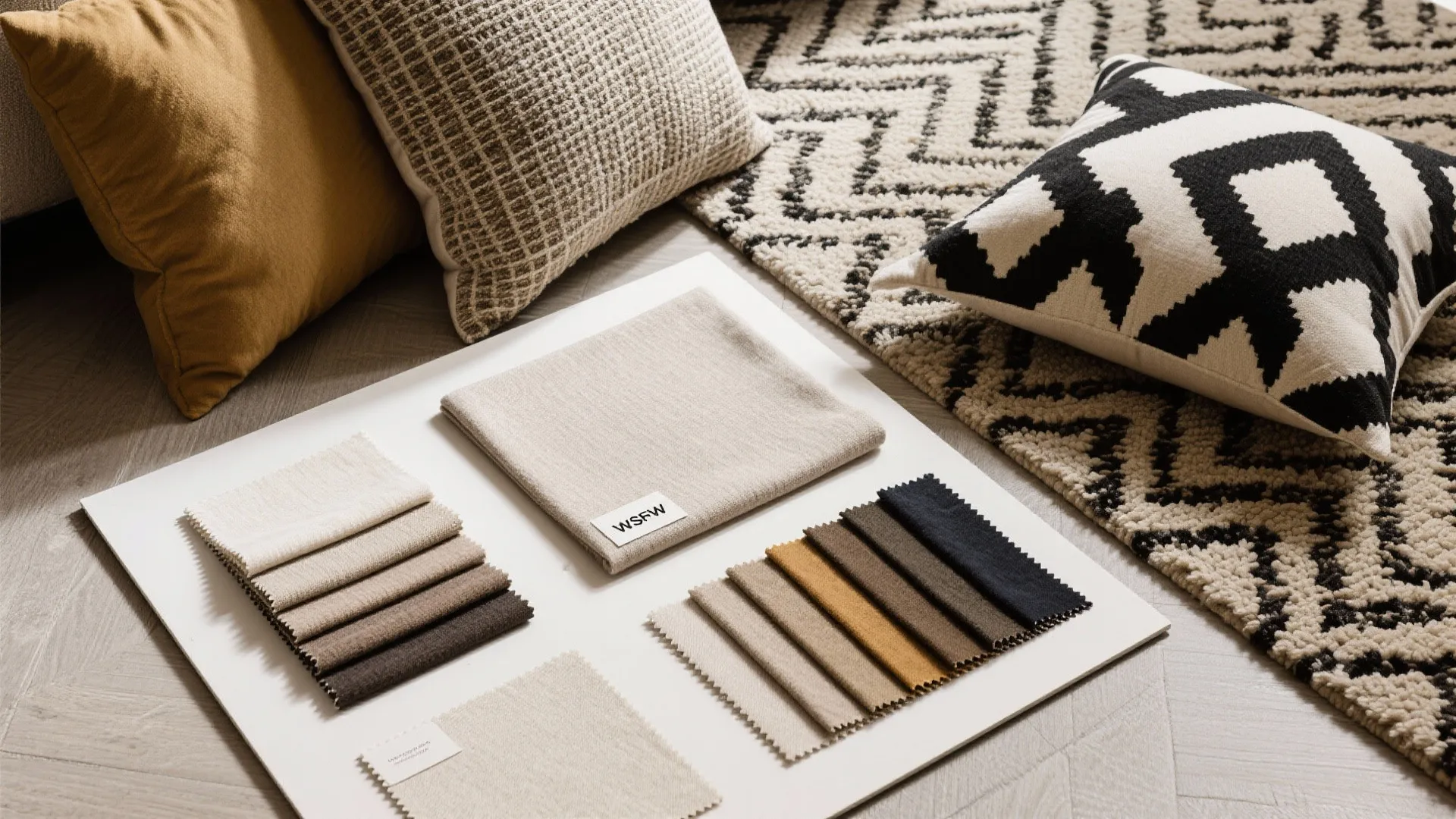 Neutral Base with Bold Accents