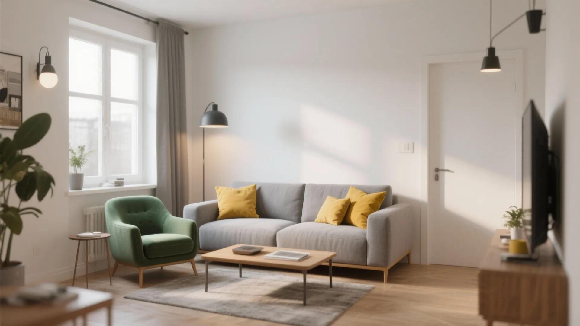 6. Neutral Base with Bold Accents