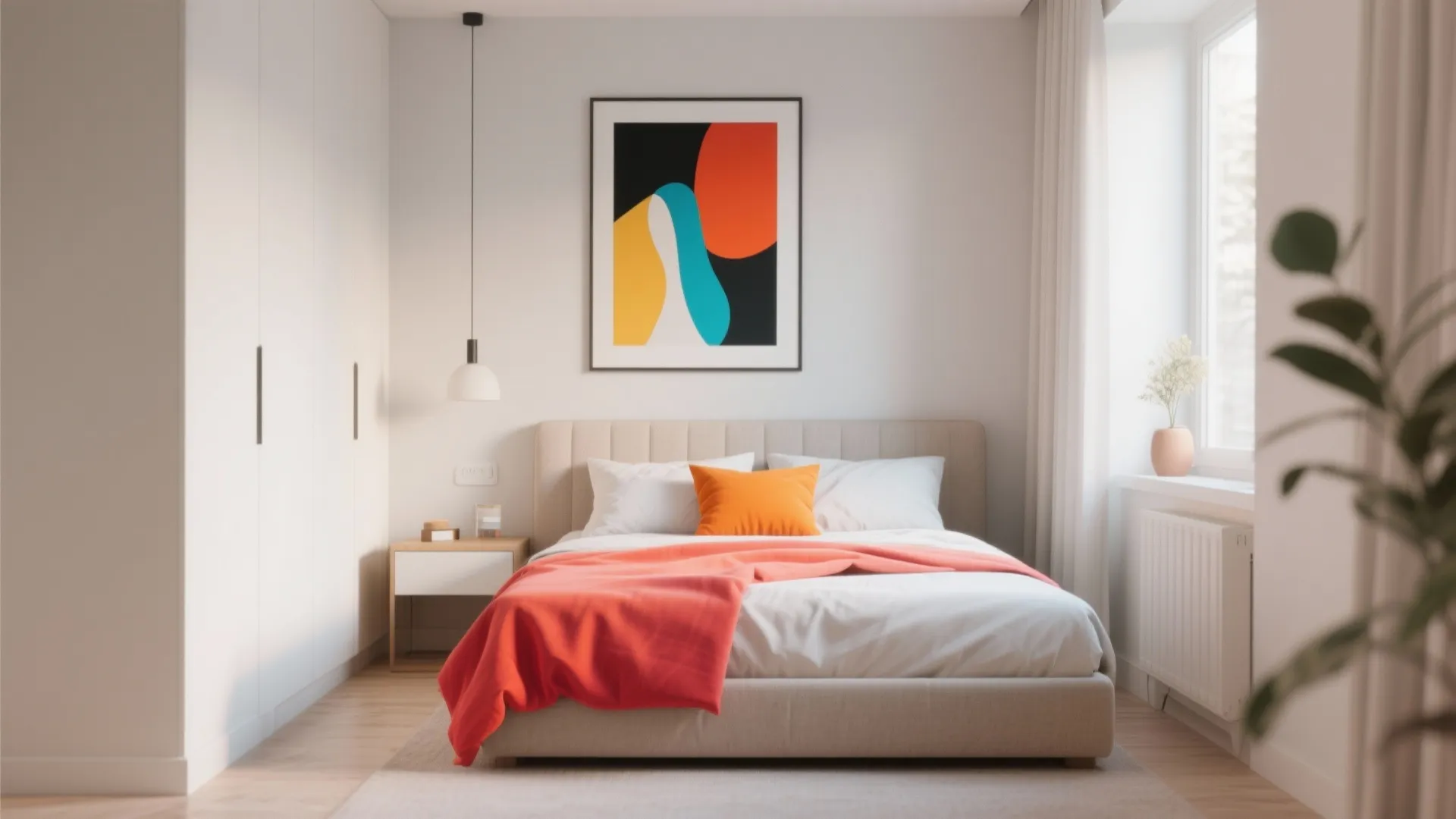 7. Neutral Base, Bold Accents