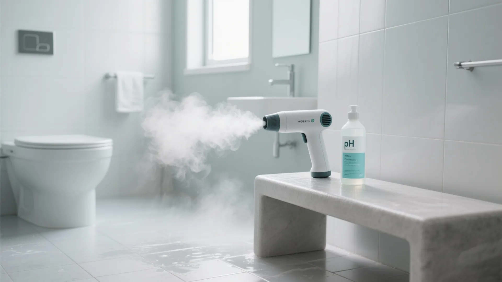 3) pH-Neutral Cleaner + Steam for Everyday Build-up