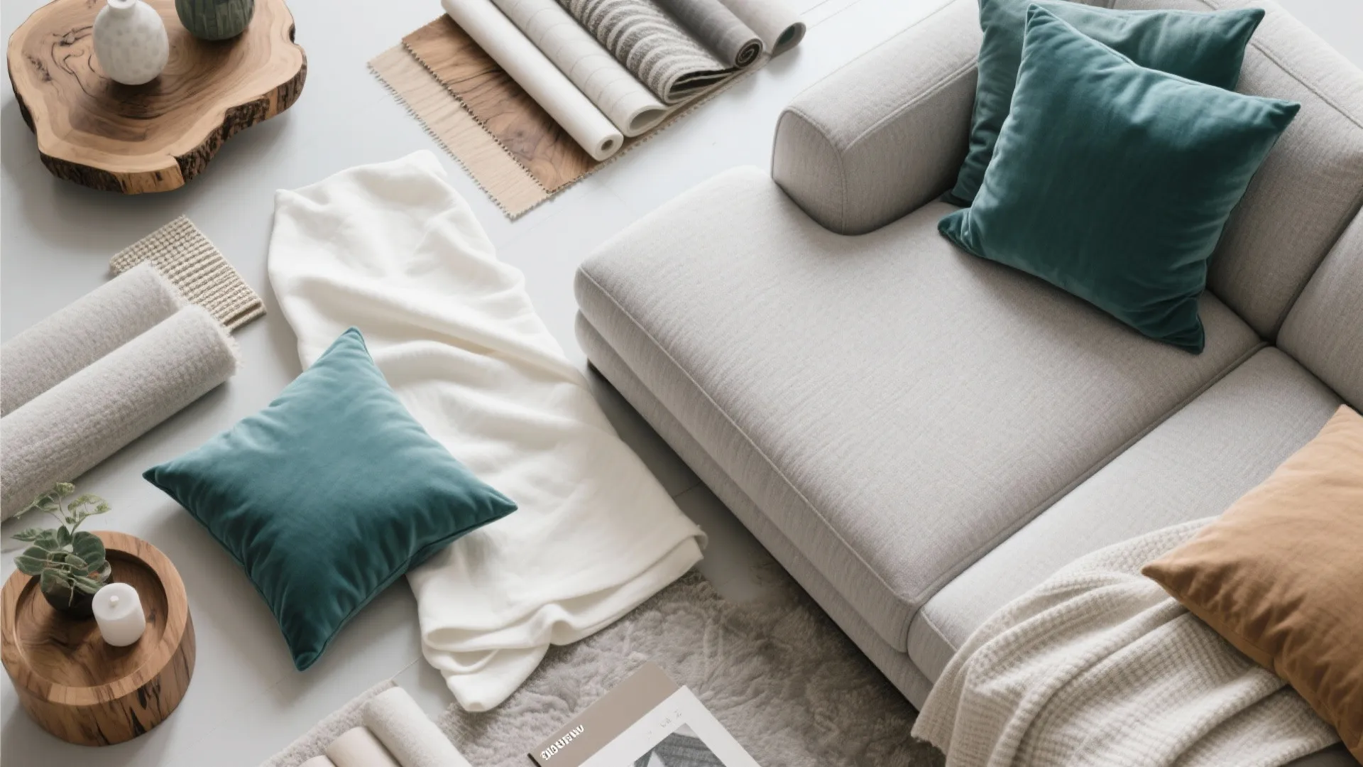 4. Neutral Palette with Pops of Color