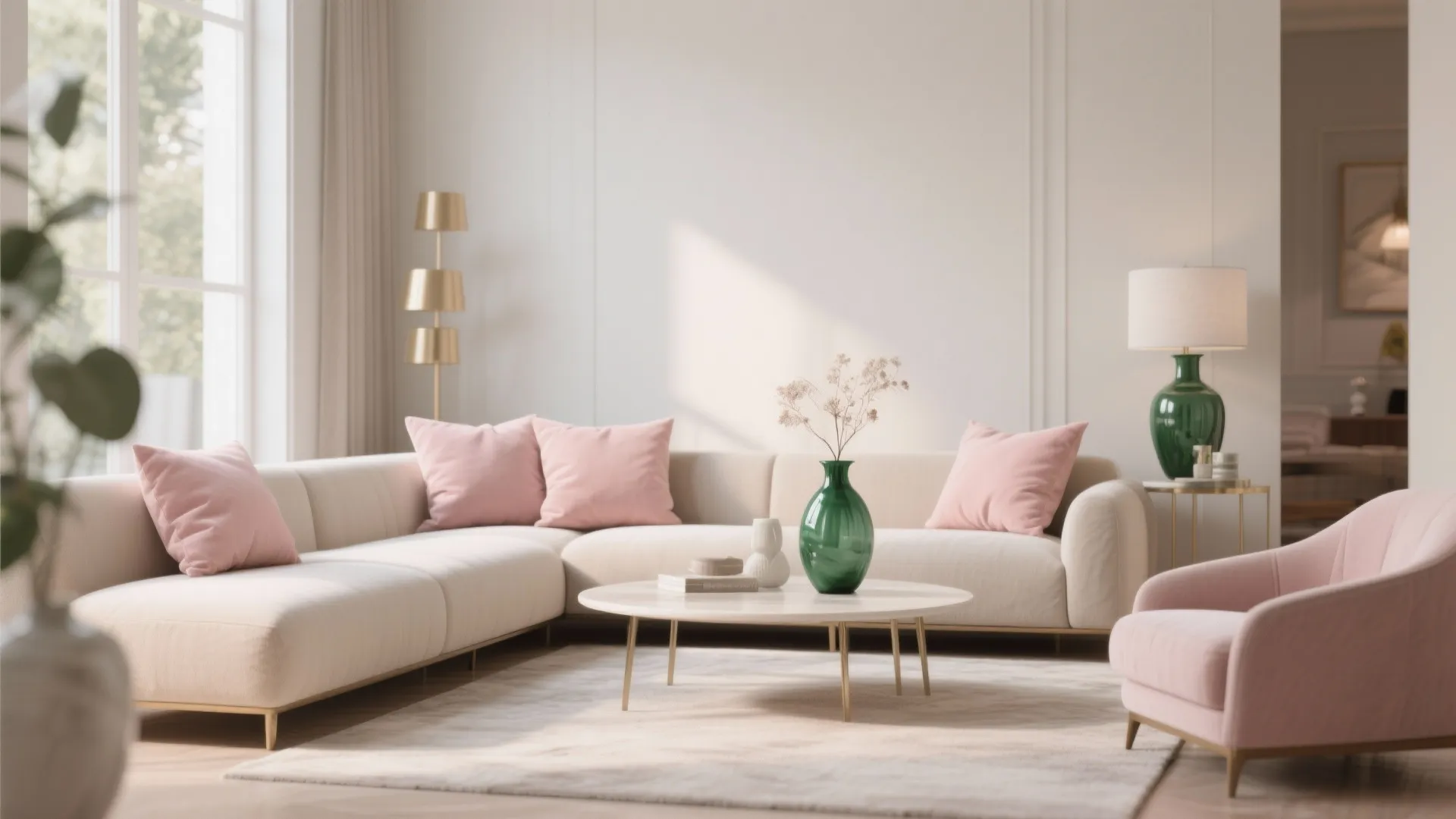 3: Neutral Base with Pops of Color