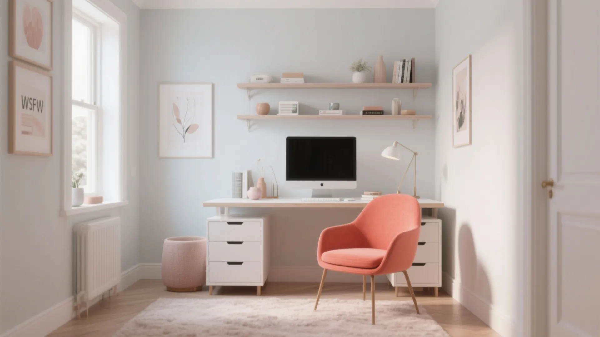 1. Soft Neutrals with a Pop of Personality