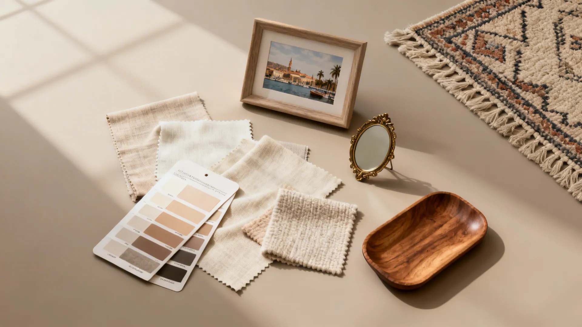 4. Personal but neutral décor