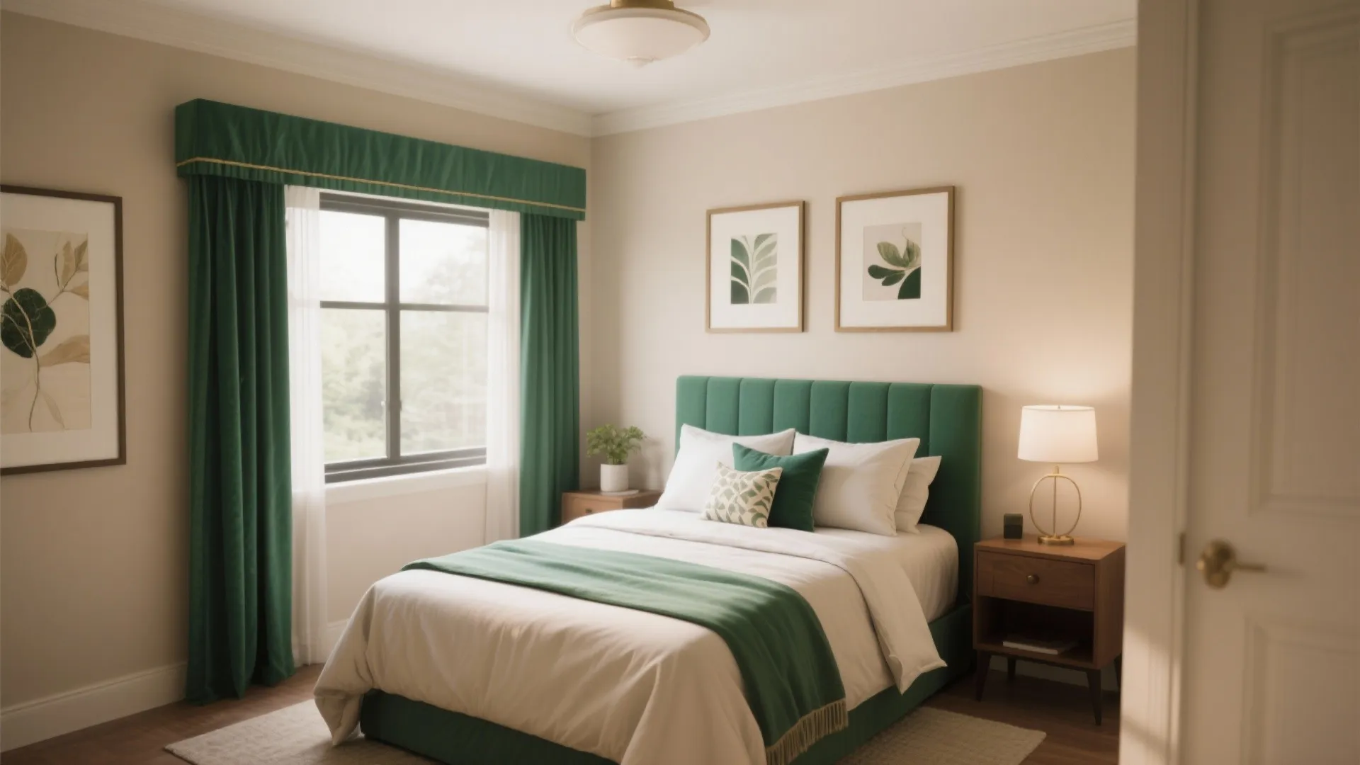 Neutral Base with Colorful Trim