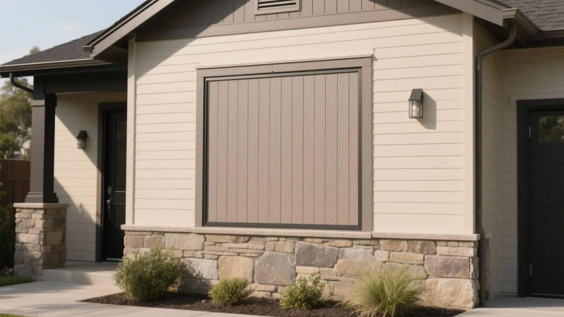 Warm-Neutral Facade Palette with Hero Texture