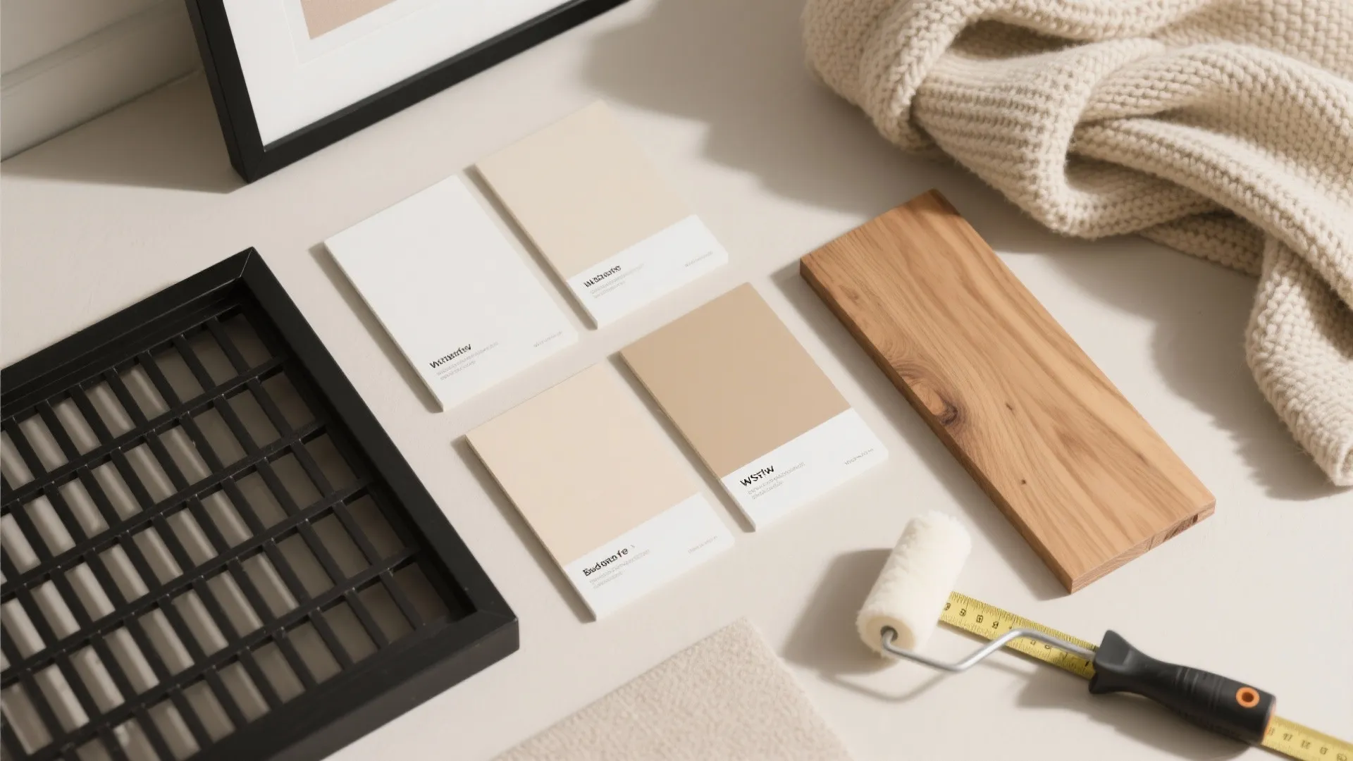 [Section: 灵感列表] 1) A neutral base with bold contrast (on a budget)