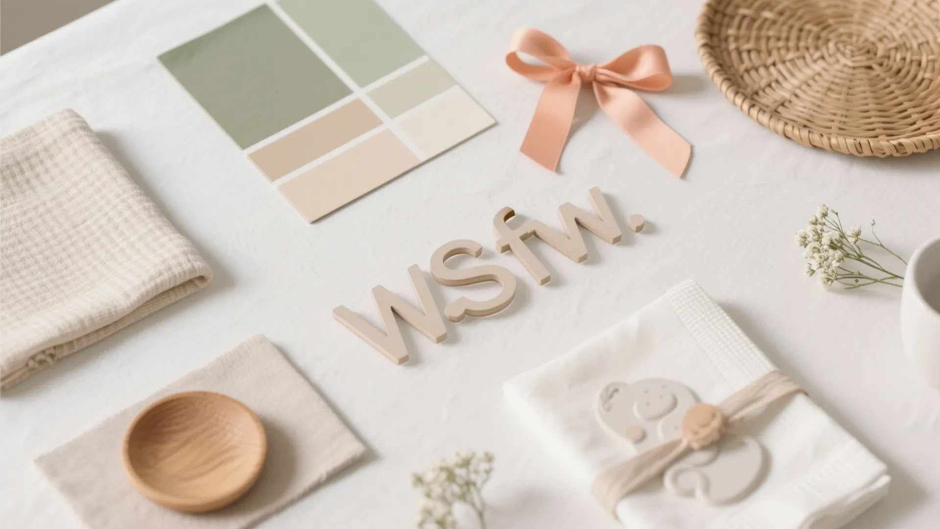 Gender‑Neutral Color Story + Personalized Signage