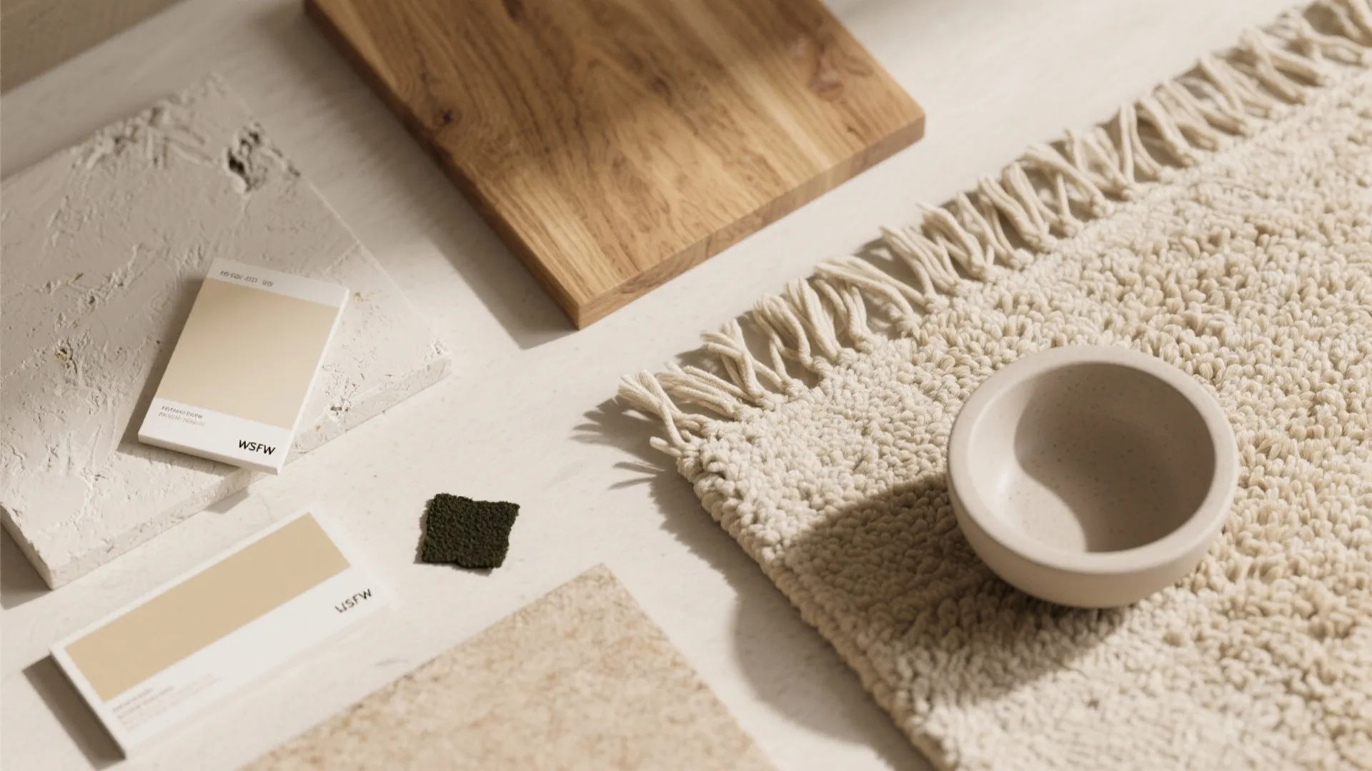 Soft Neutral Palette with Lived-In Texture