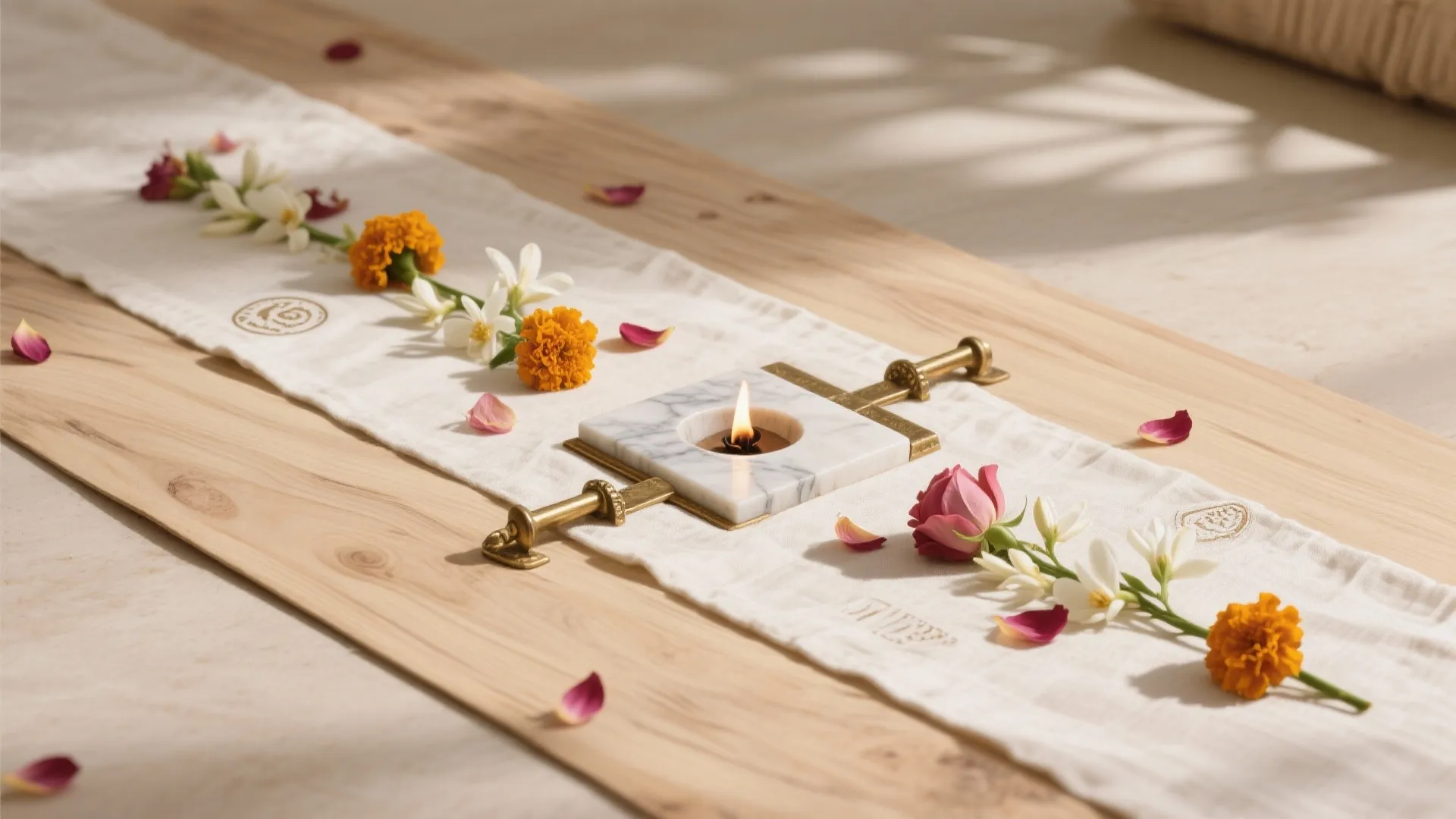 Neutral Base with Seasonal Floral Layers