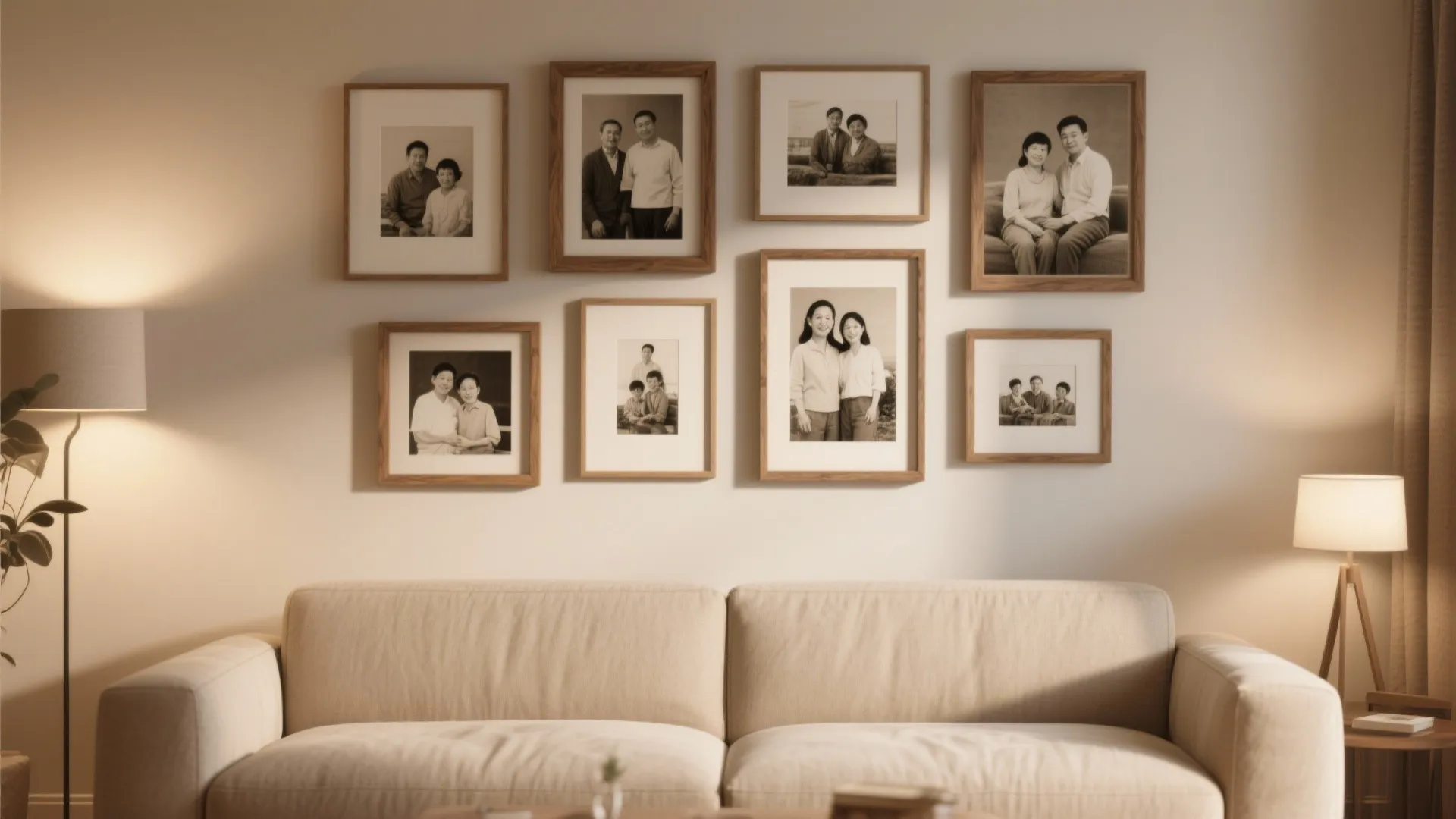 5. Neutral-Toned Gallery Wall