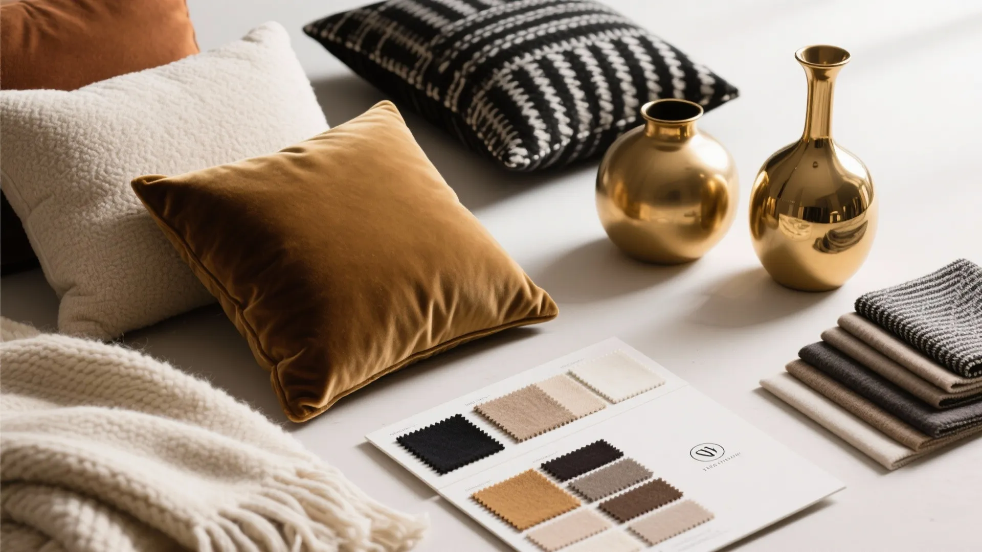 5. Layered Textures in Neutrals and Gold