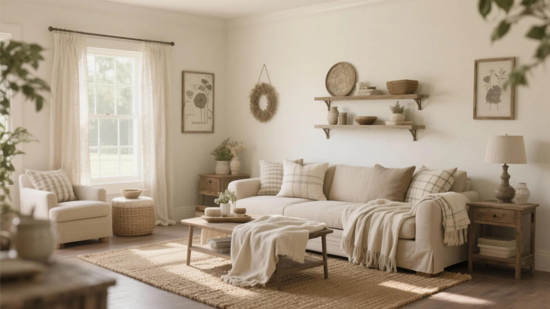 1. Neutral Base with Layered Textures