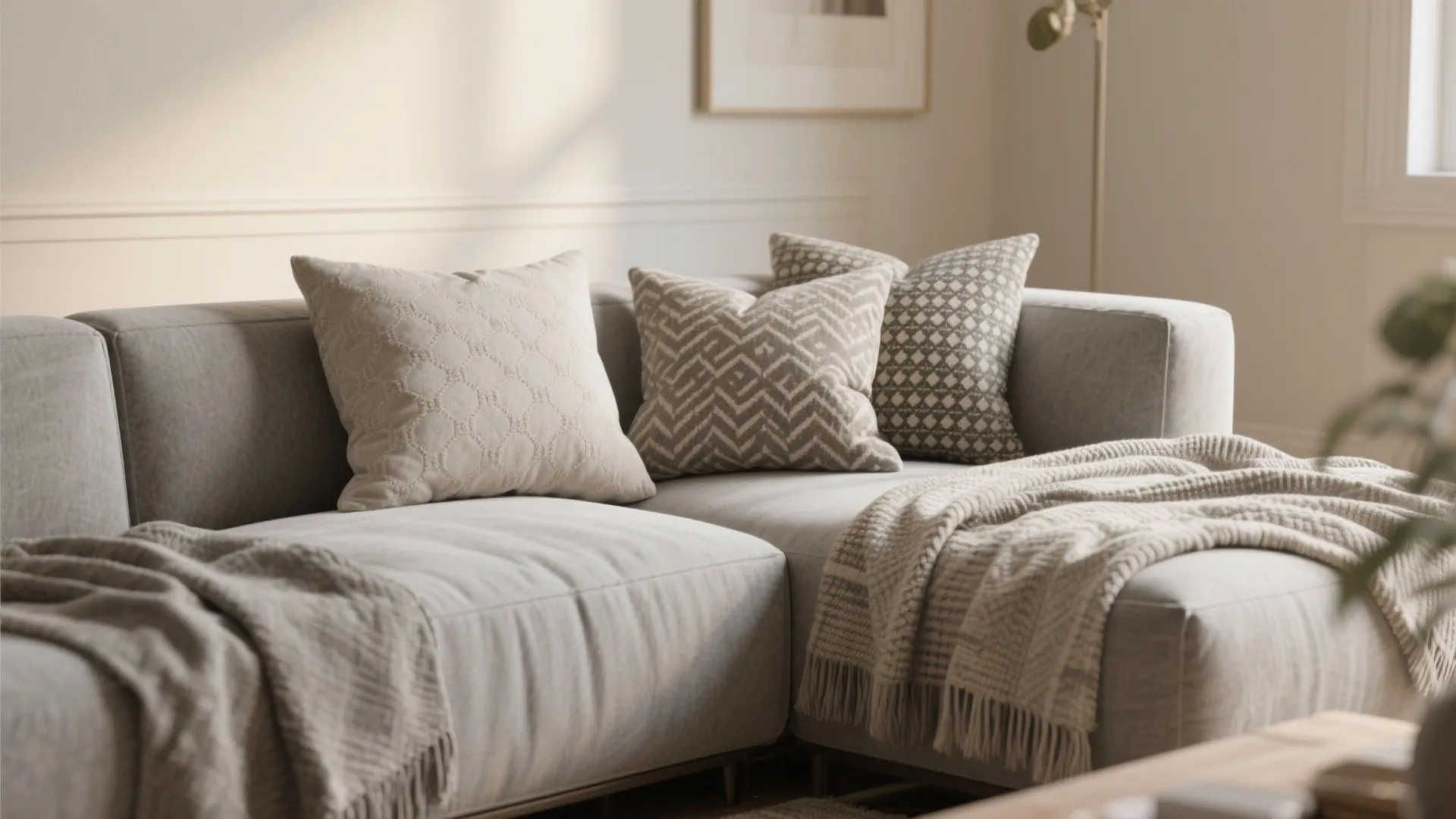 1. Neutral Palette with Layered Textures