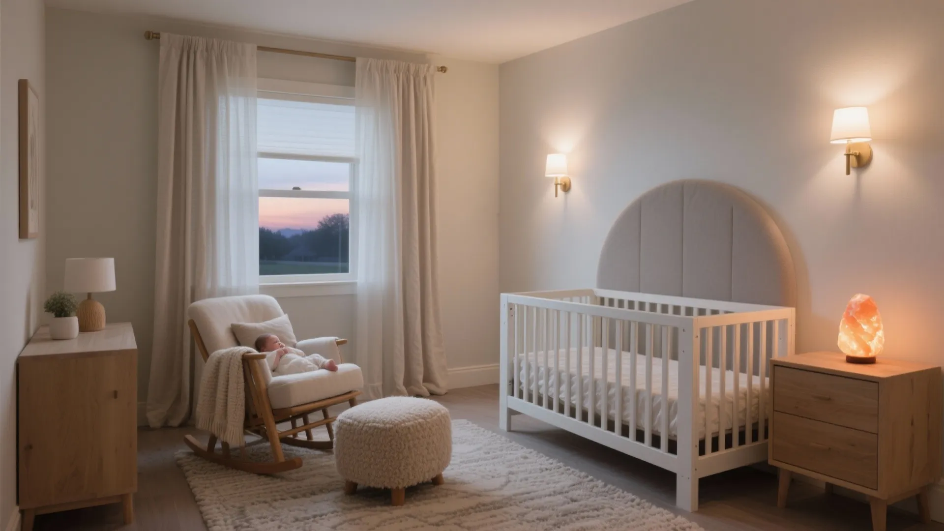 Serene Neutrals and Layered Lighting