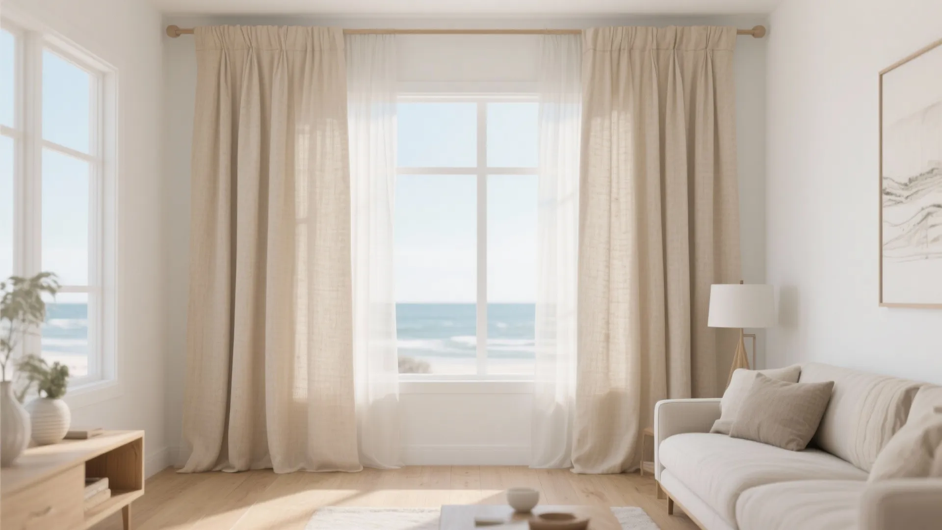 5. Neutral Linen Panels