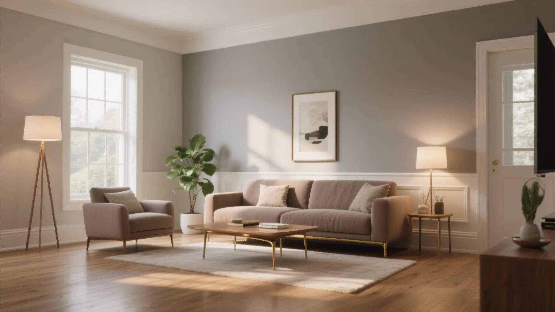 5 Neutral Living Room Paint Color Ideas: Elevate small and large living rooms with versatile neutral paint choices and practical tips from a seasoned designer