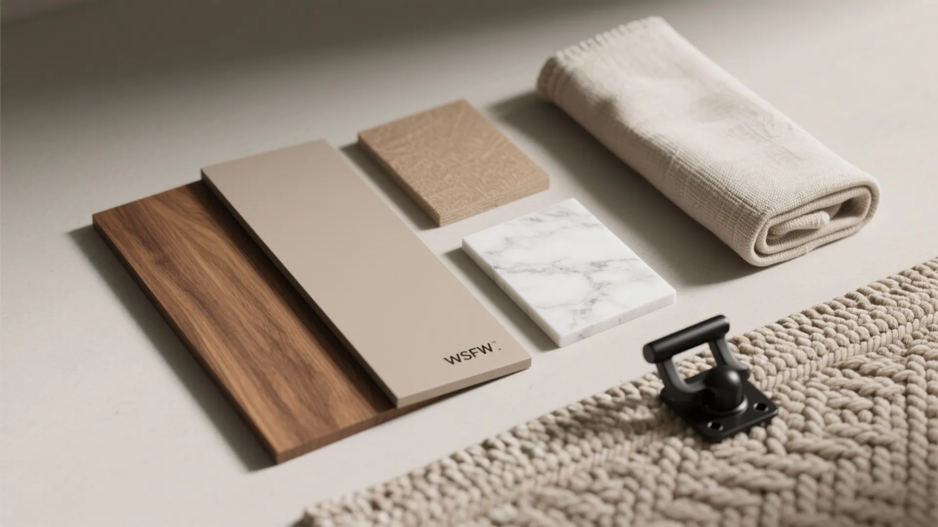 Warm Natural Textures with Calm Neutrals