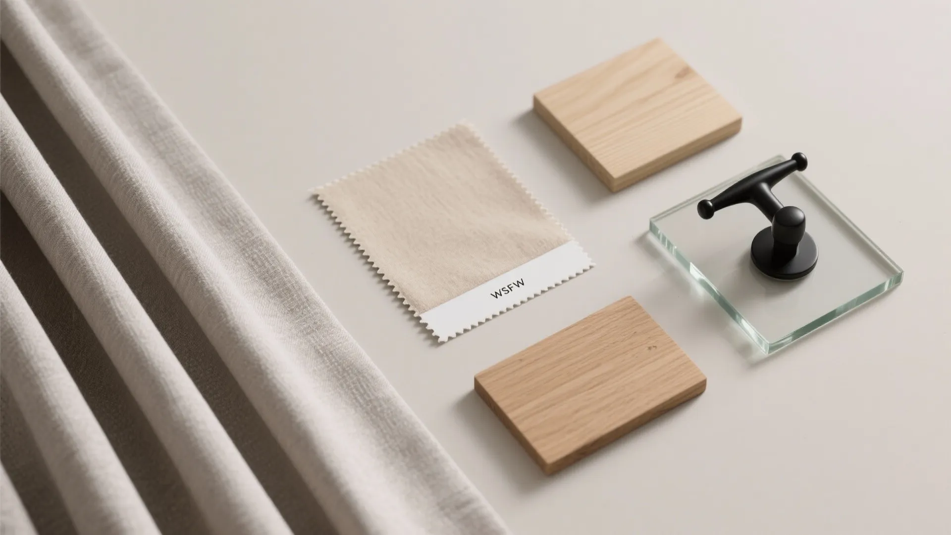 Floor-to-Ceiling Neutral Drapes