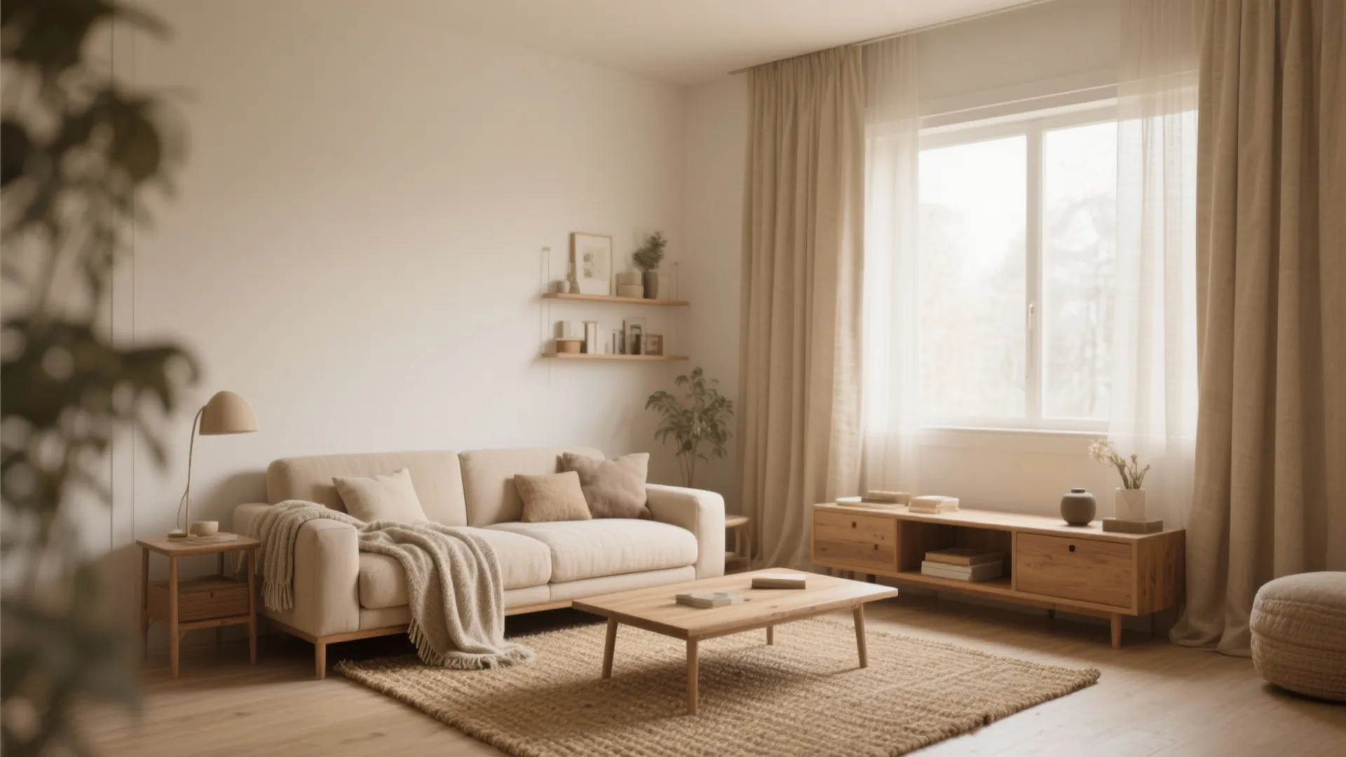 1. Neutral Tones with Natural Textures