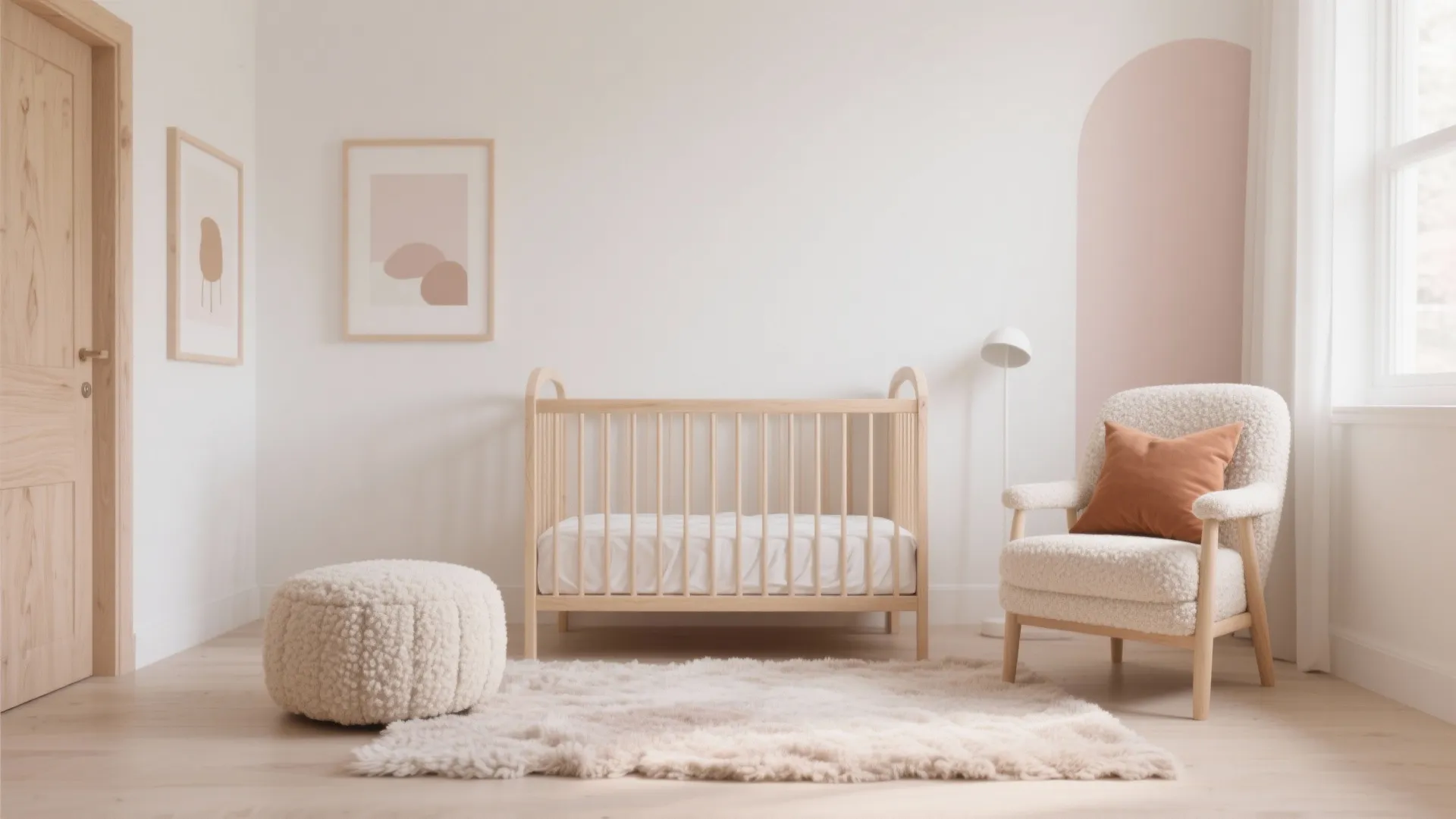 Soft Neutrals, Big Calm: A Scandinavian Nursery